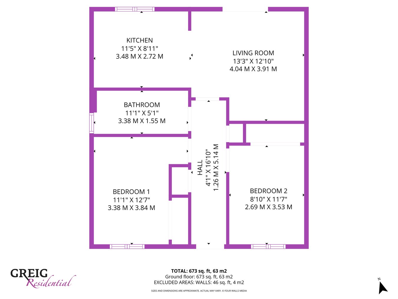 23, The Old School Yard, Cumnock floorplan