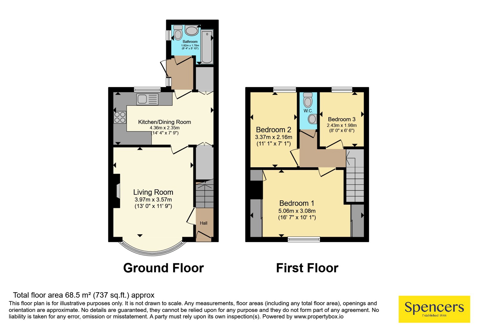 74, Barkby Road, Leicestershire floorplan