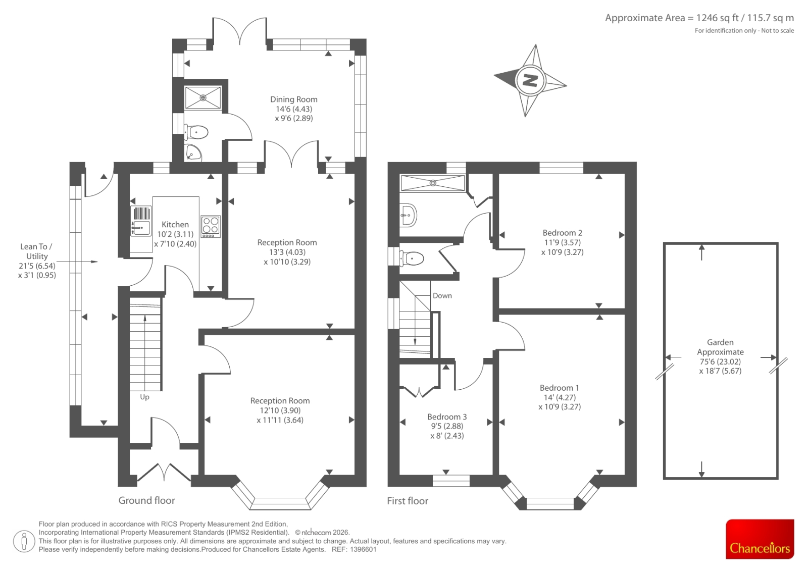 44, Cavendish Road, Oxford floorplan