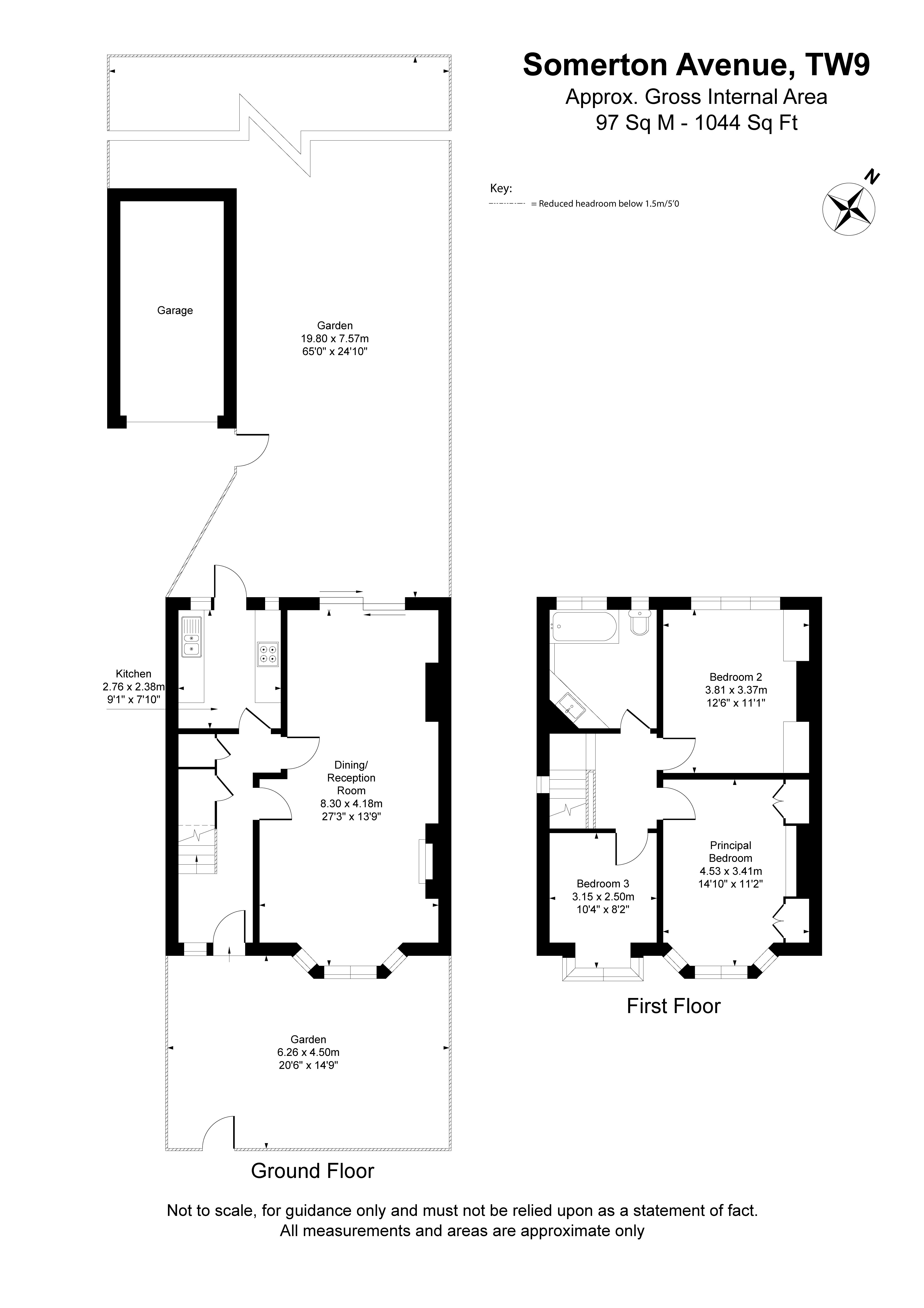 36, Somerton Avenue, Richmond floorplan