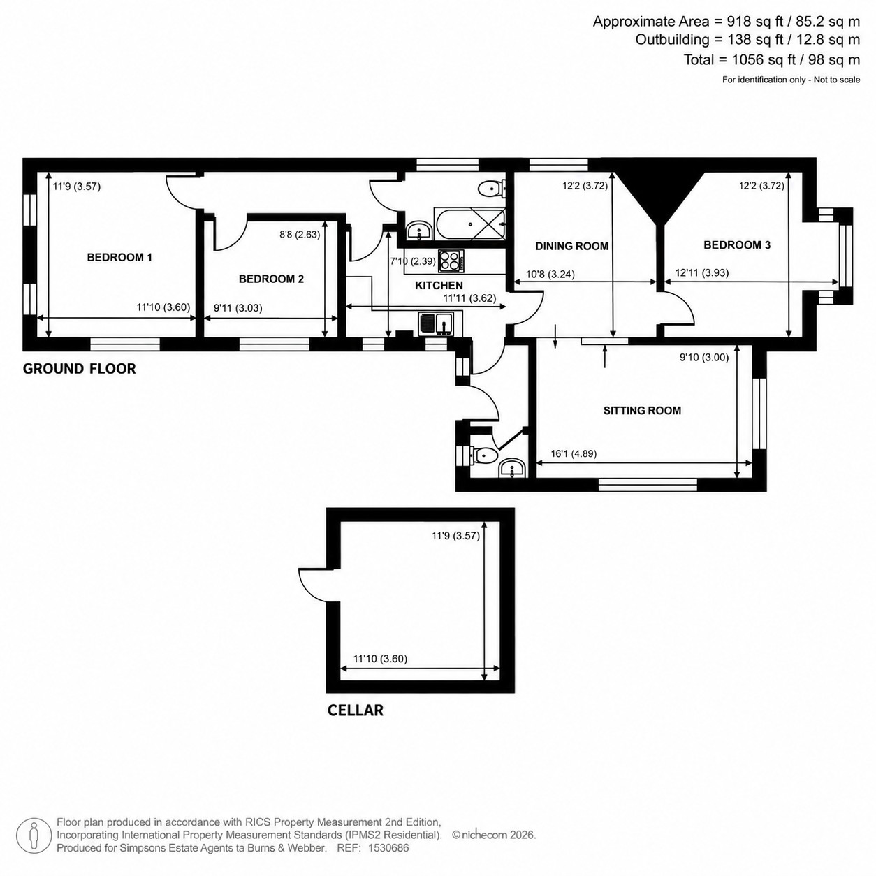 Rosemary,, Church Street, Rudgwick floorplan