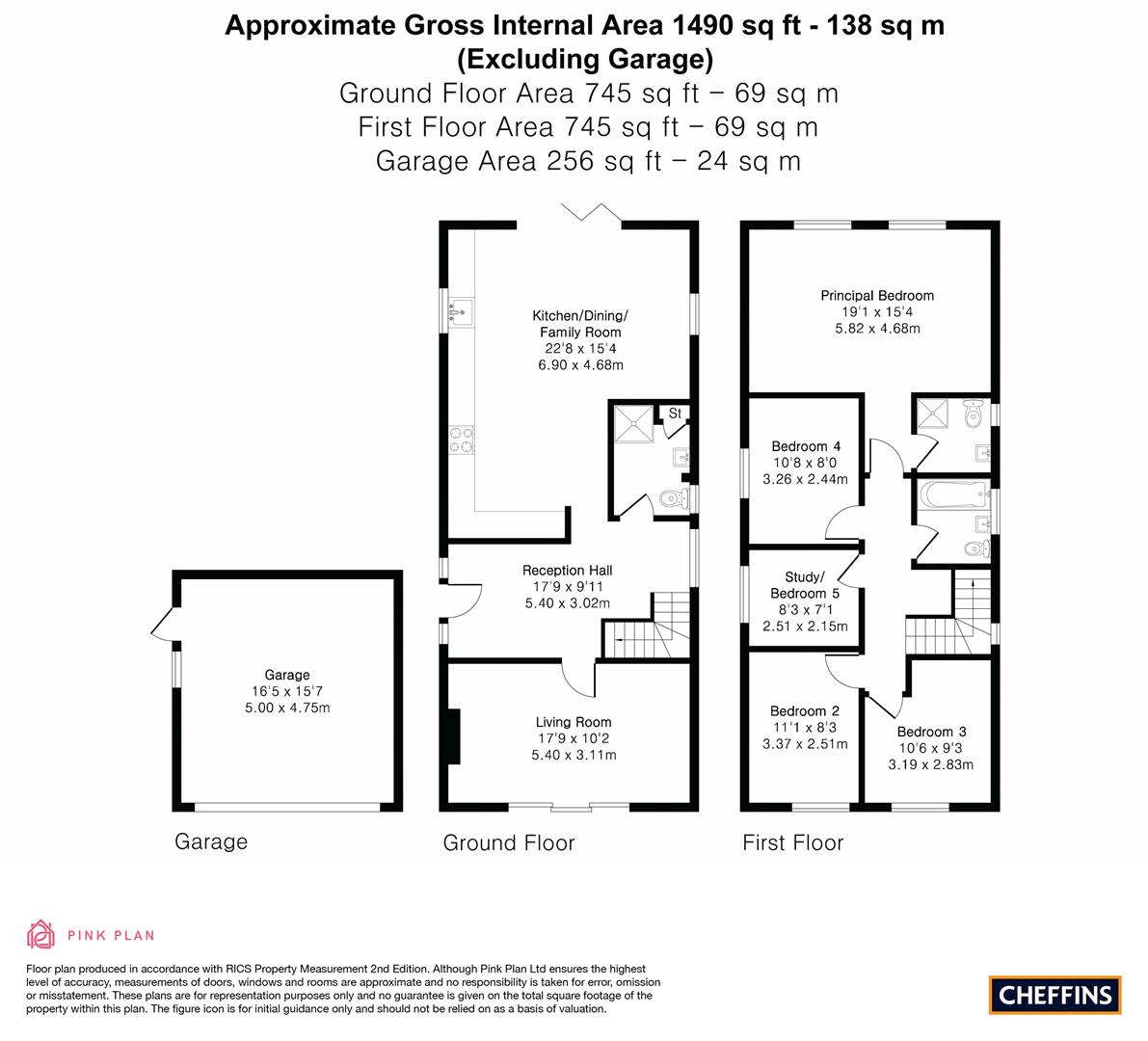 40, The Limes, Harston floorplan