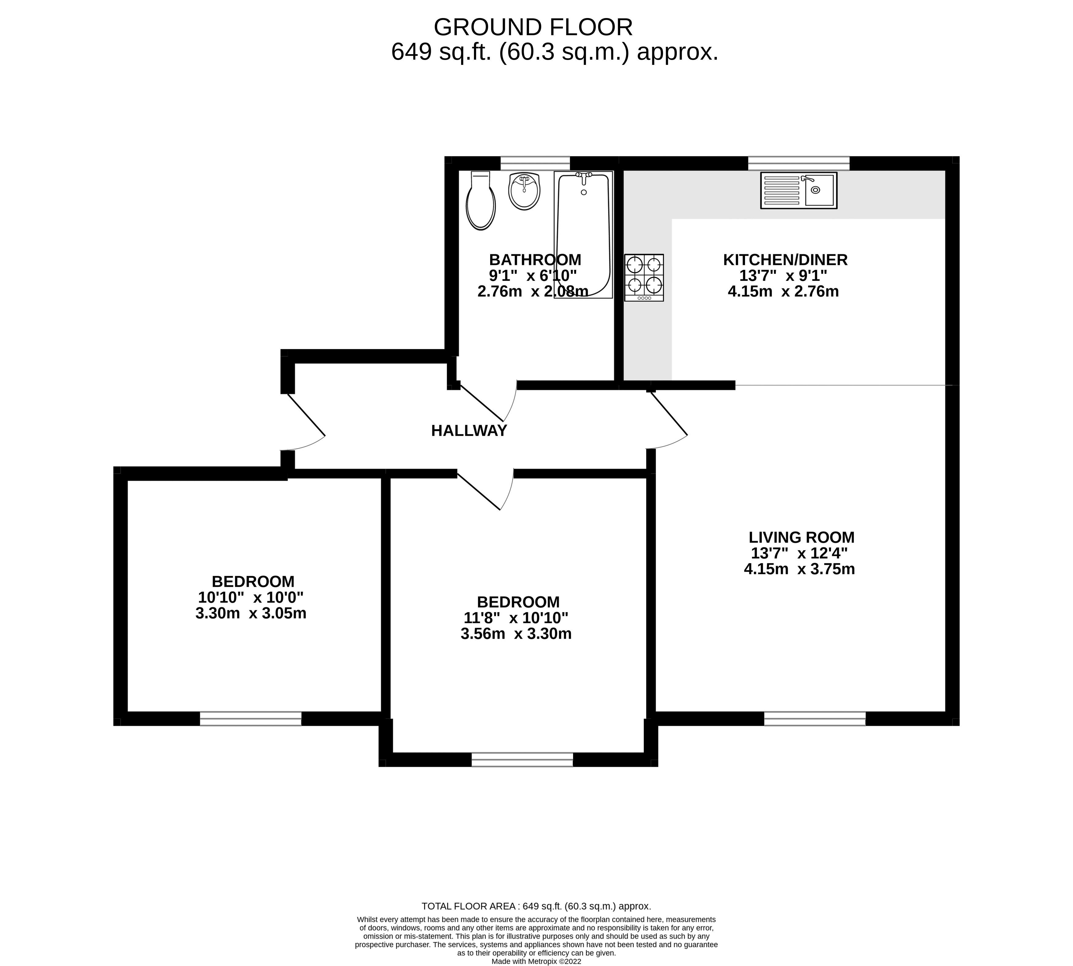 Herons Wharf, Appley Bridge, Wigan WN6, 2 bedroom flat for sale