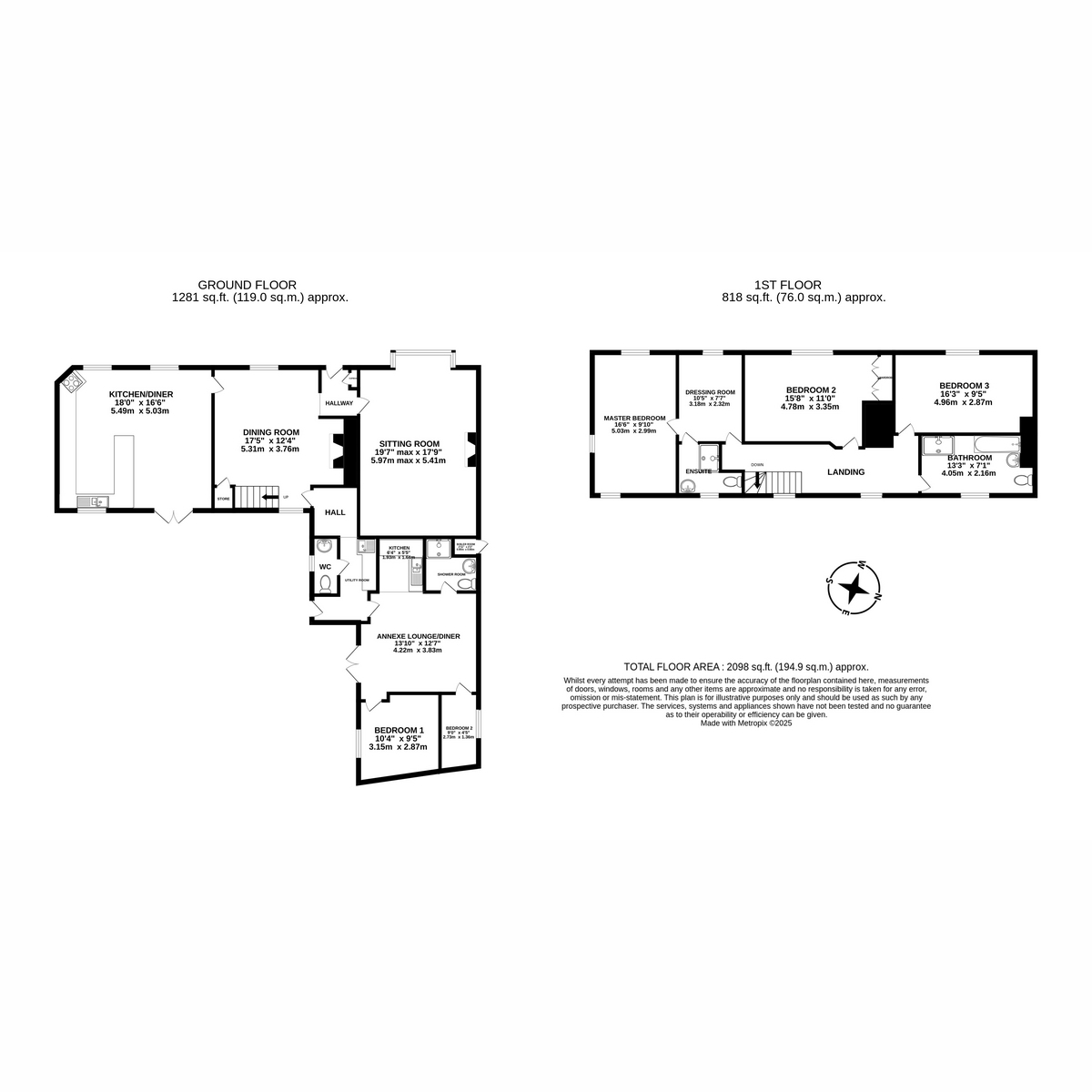 Flat The Old Bakery, 25, Oxford Street, Southam floorplan