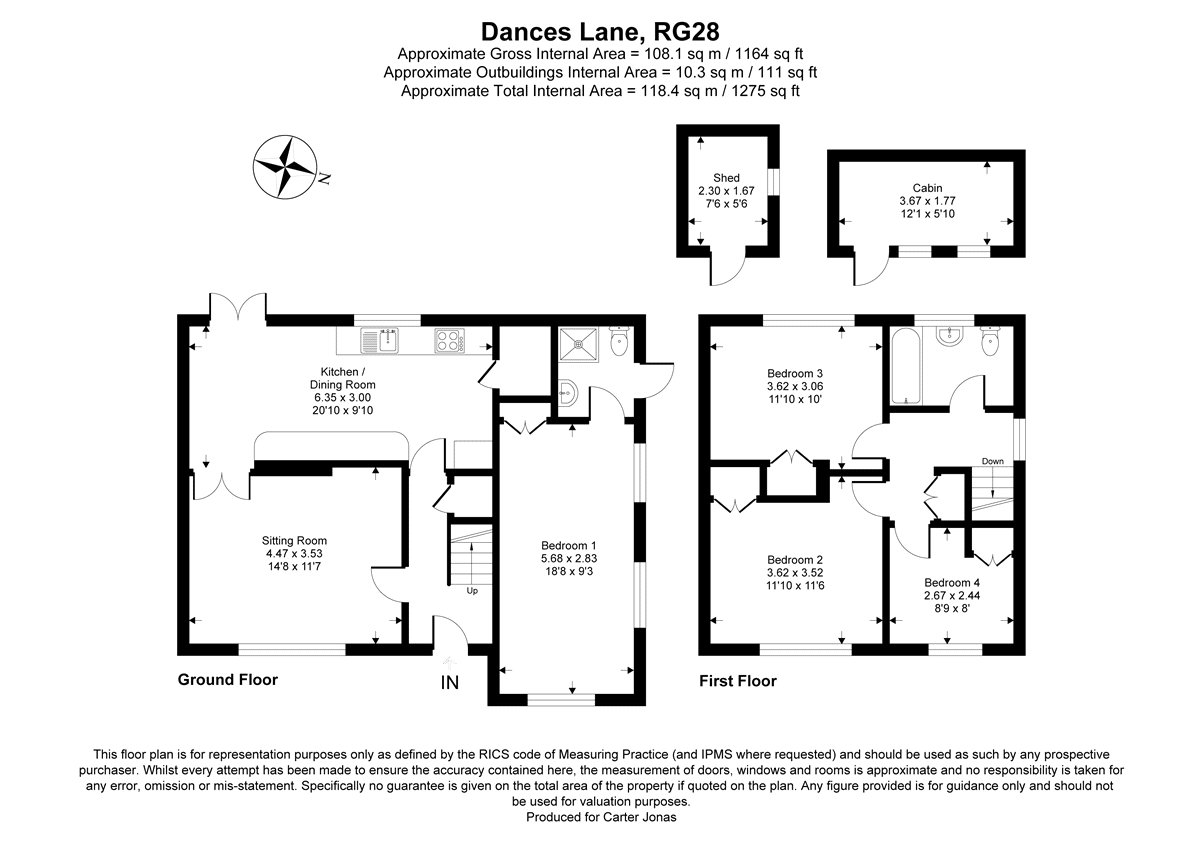 Coppers Corner, 2, Dances Lane, Hampshire floorplan