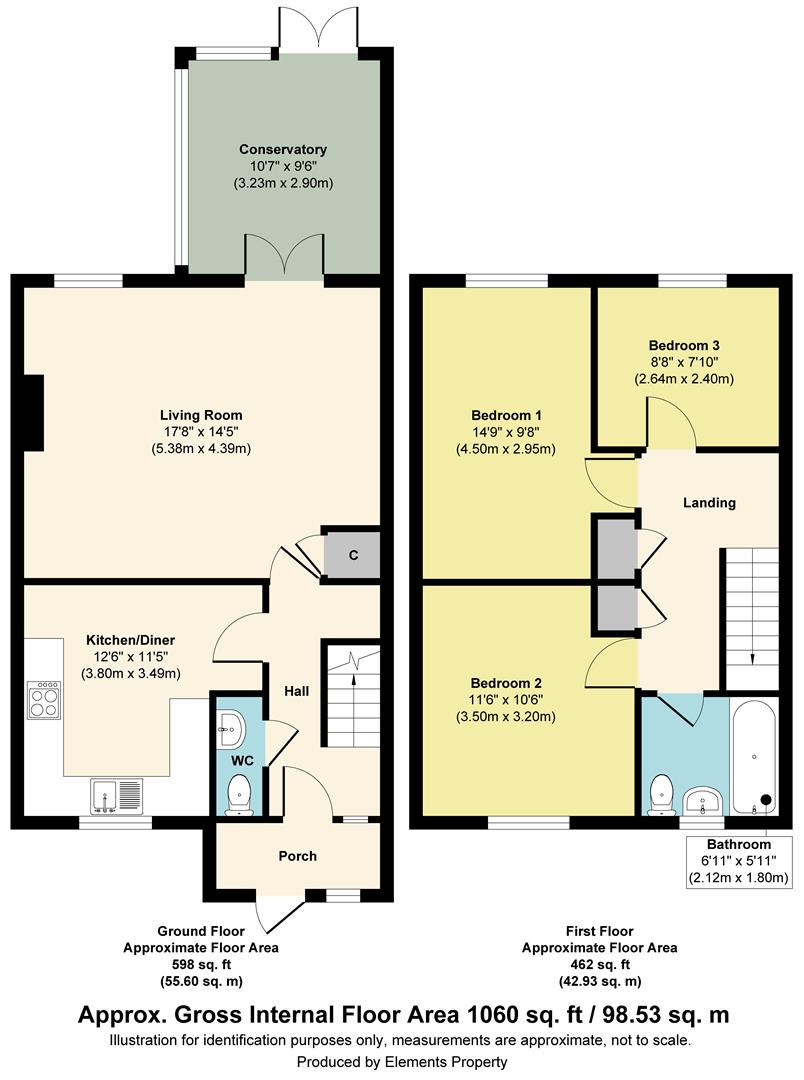5, Brisleys Row, Burham floorplan