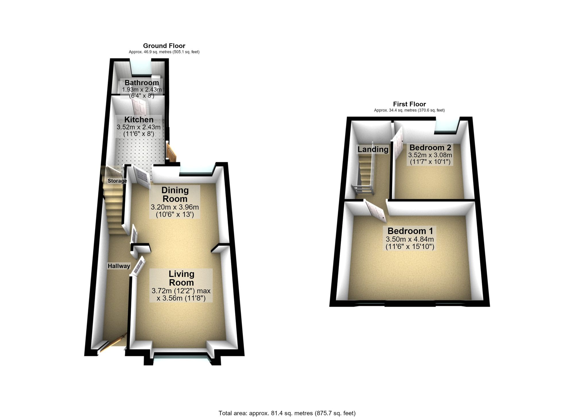 119 Palk Road, Wellingborough floorplan