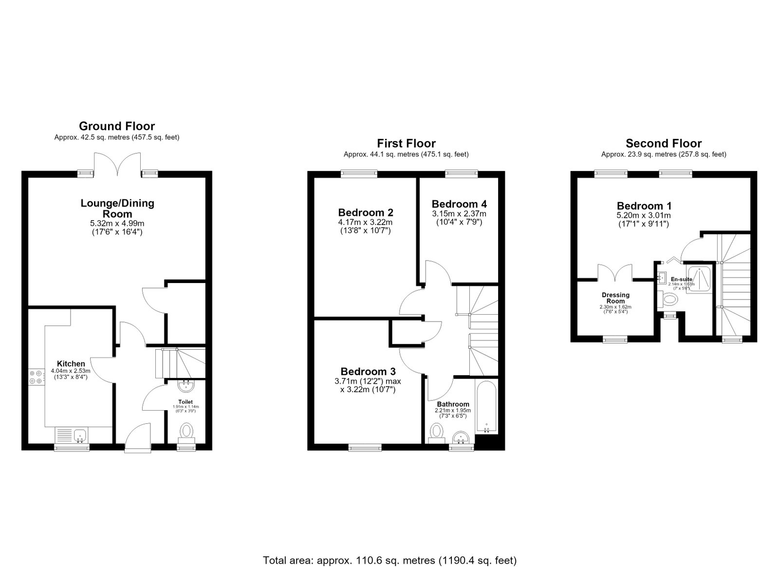 Smallbrook, Bedford floorplan