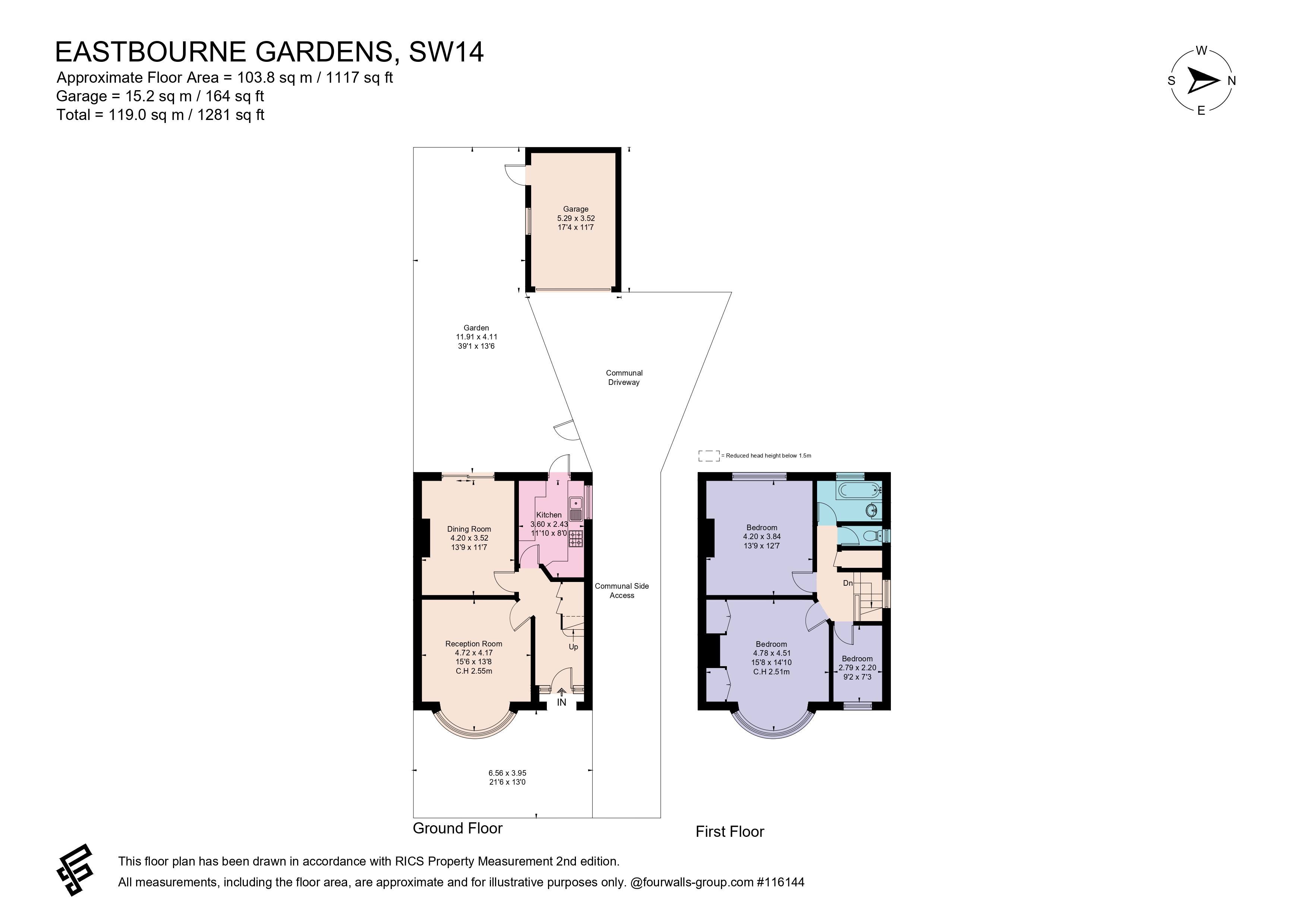 Eastbourne Gardens, London floorplan