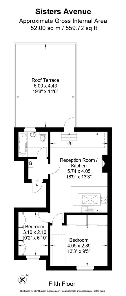 2 Bedrooms Flat to rent in Sisters Avenue, London SW11