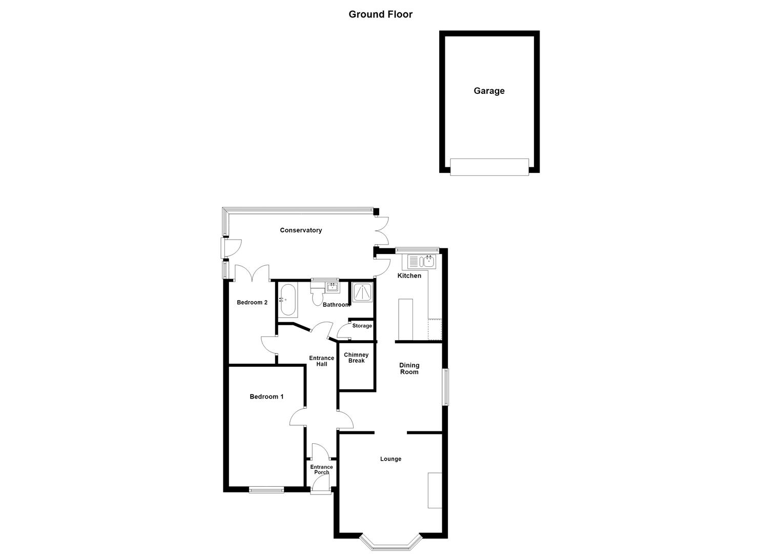 79, Mellor Street, Packmoor floorplan