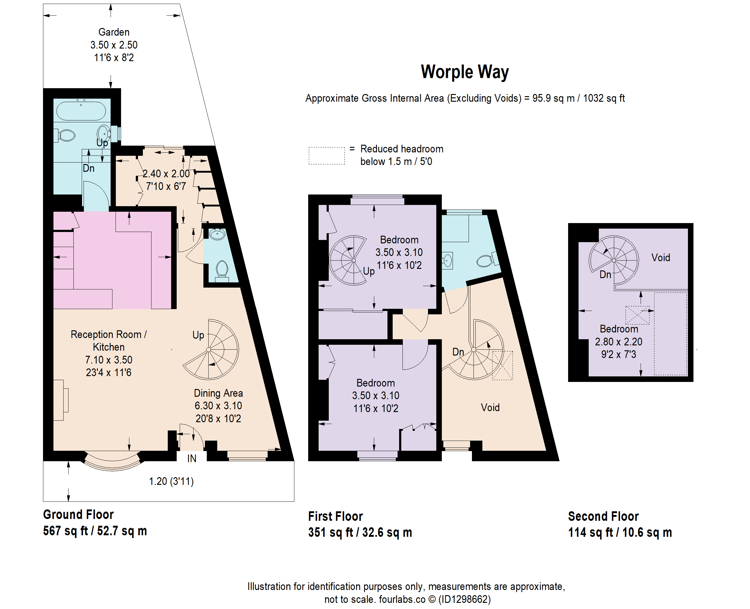 75, Worple Way, Surrey floorplan