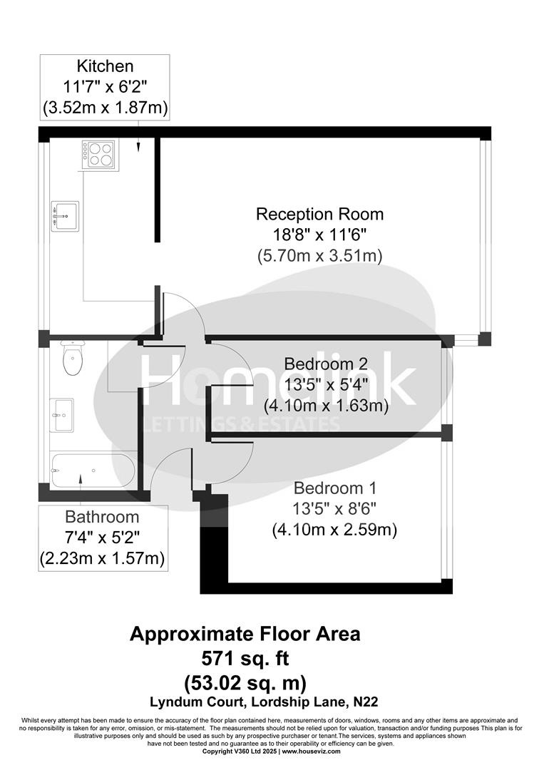Lordship Lane, Wood Green floorplan
