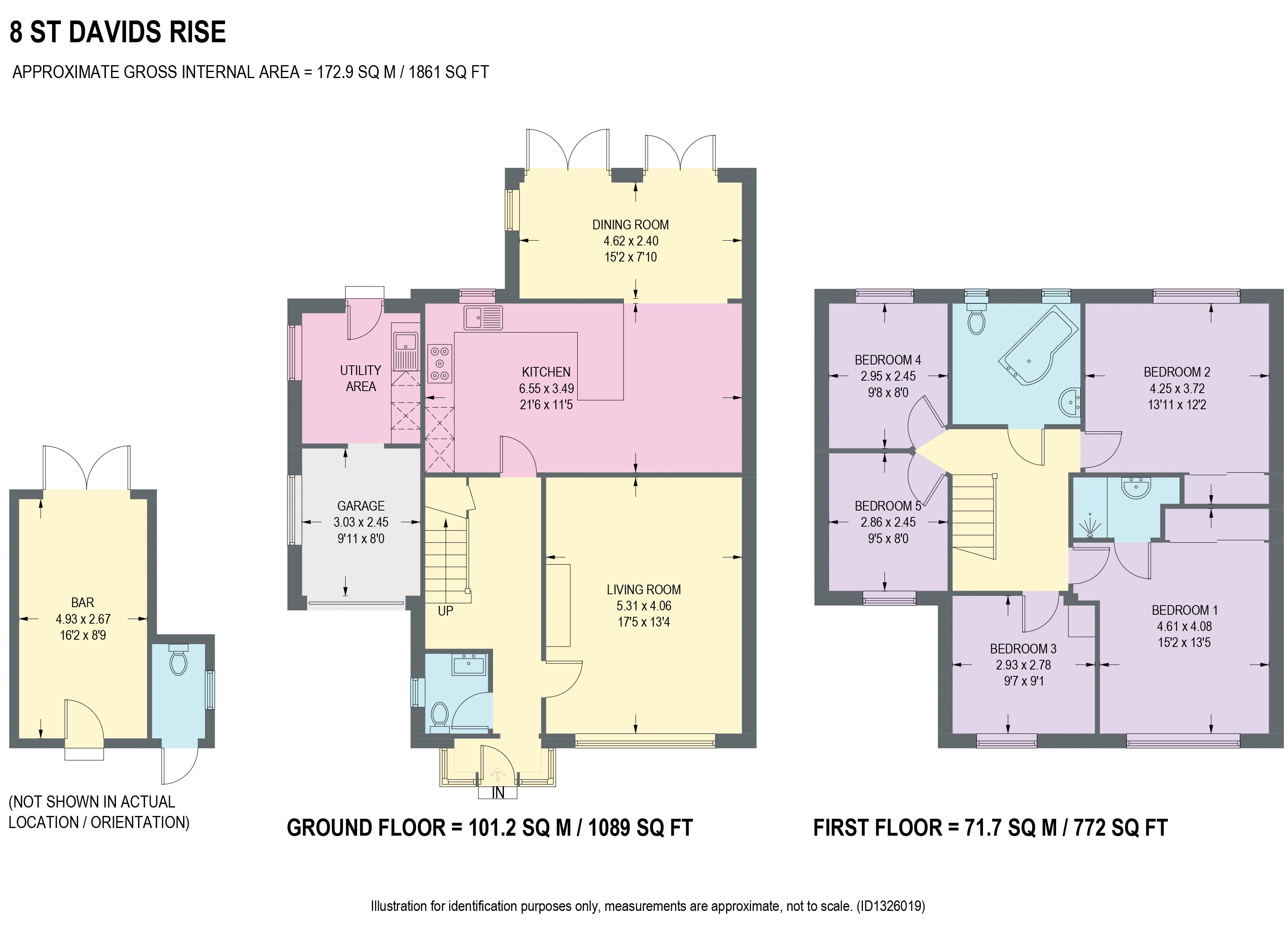 8, St. Davids Rise, Chesterfield floorplan
