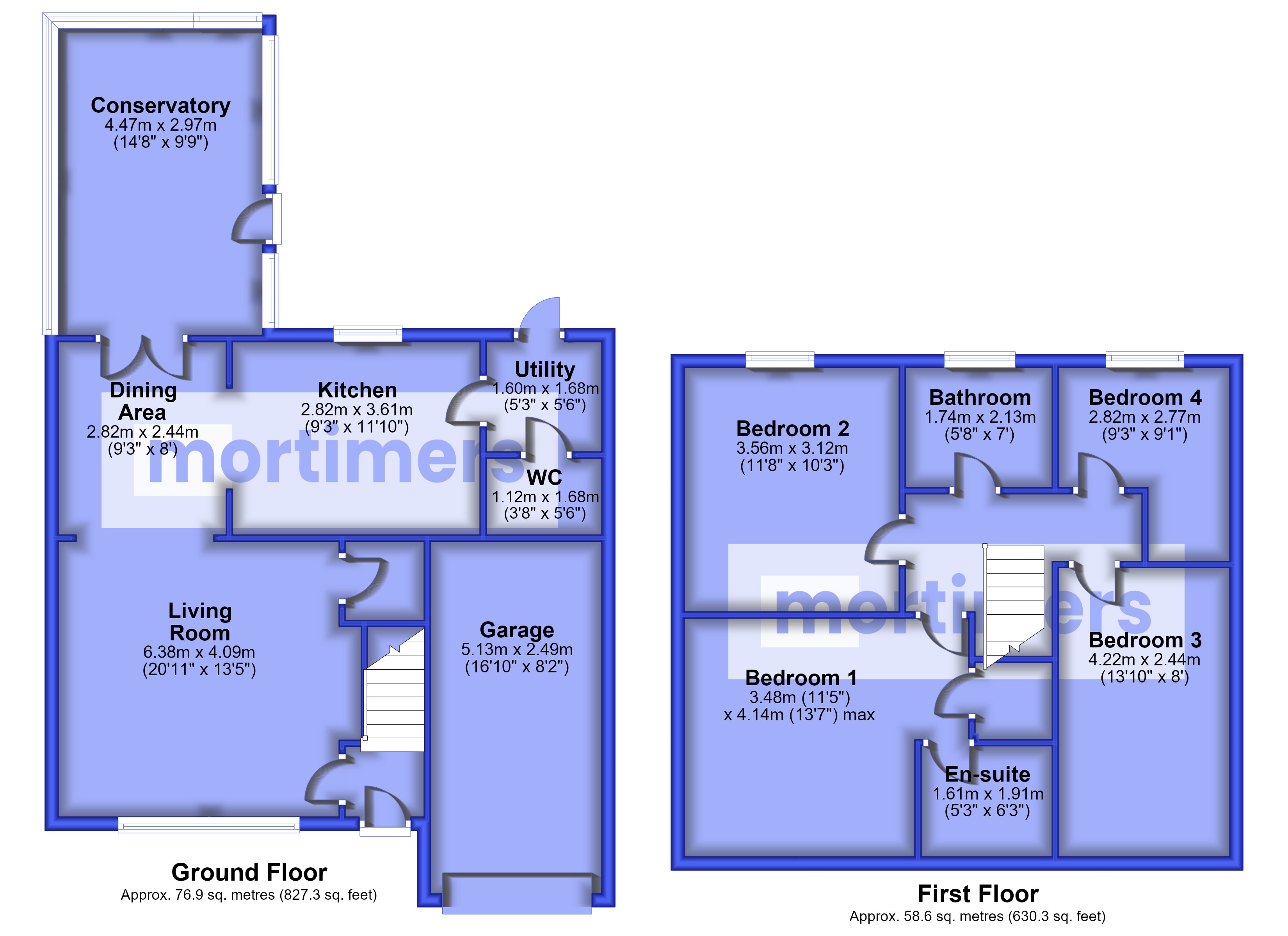 Aster Chase, Darwen floorplan