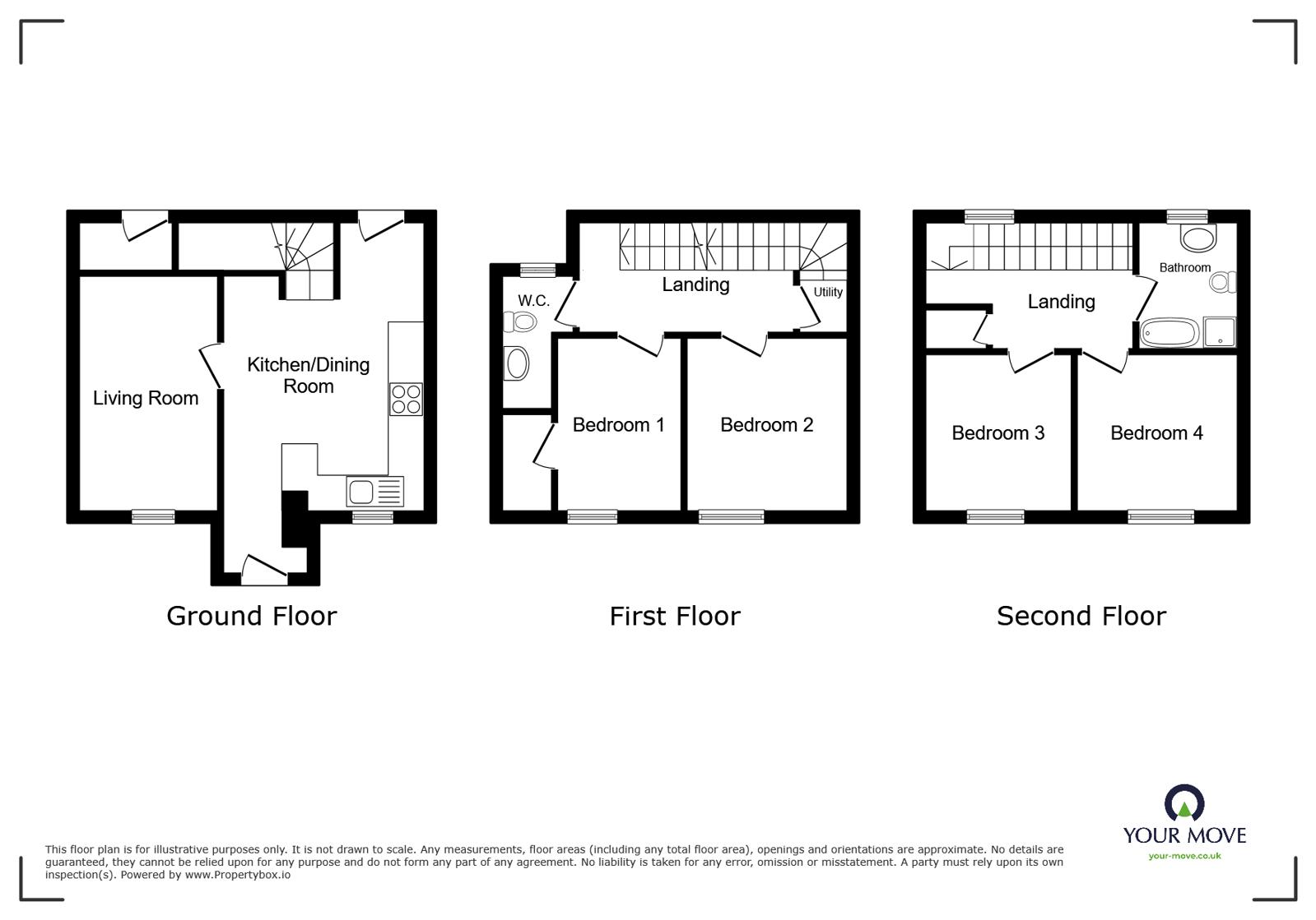 7, William Street,, Wigton floorplan