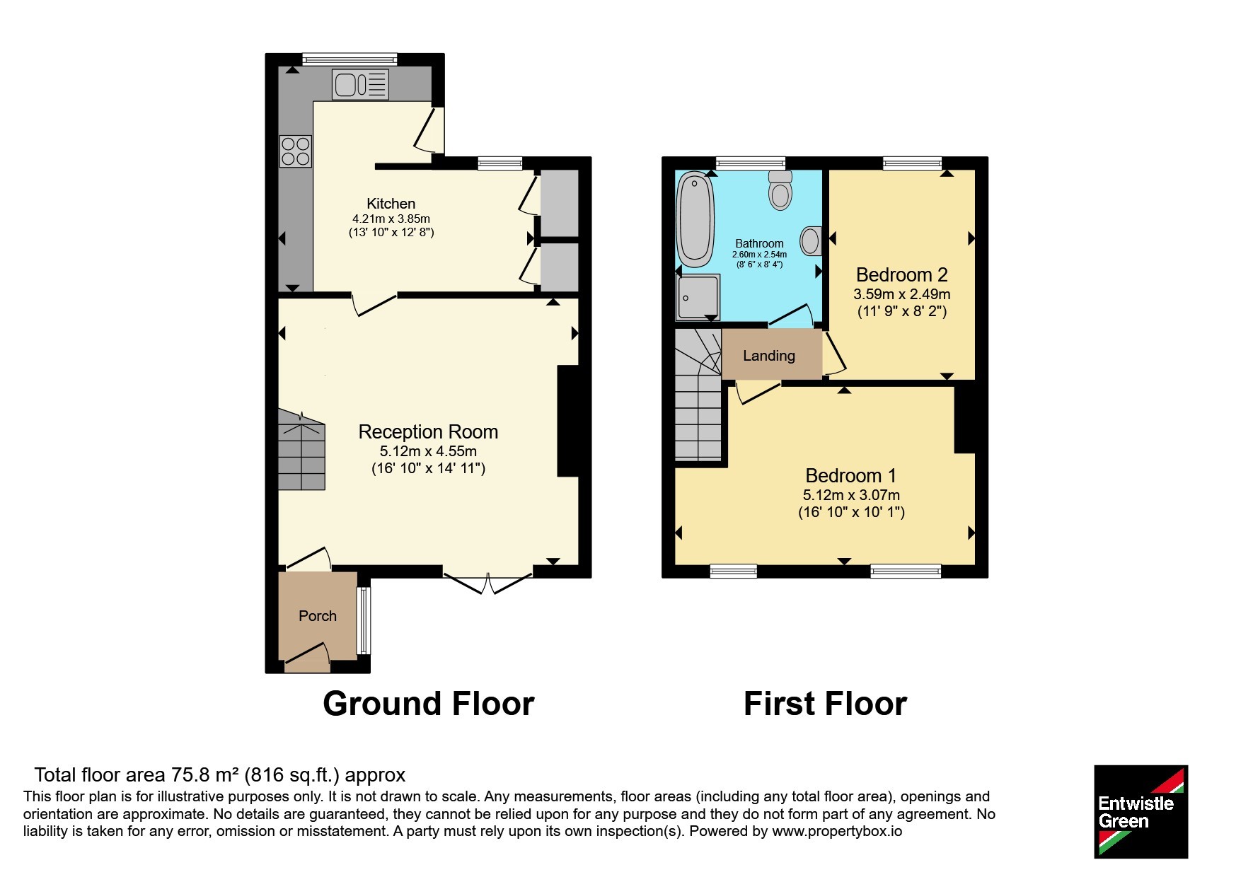 15, Cronton Avenue, Prescot floorplan
