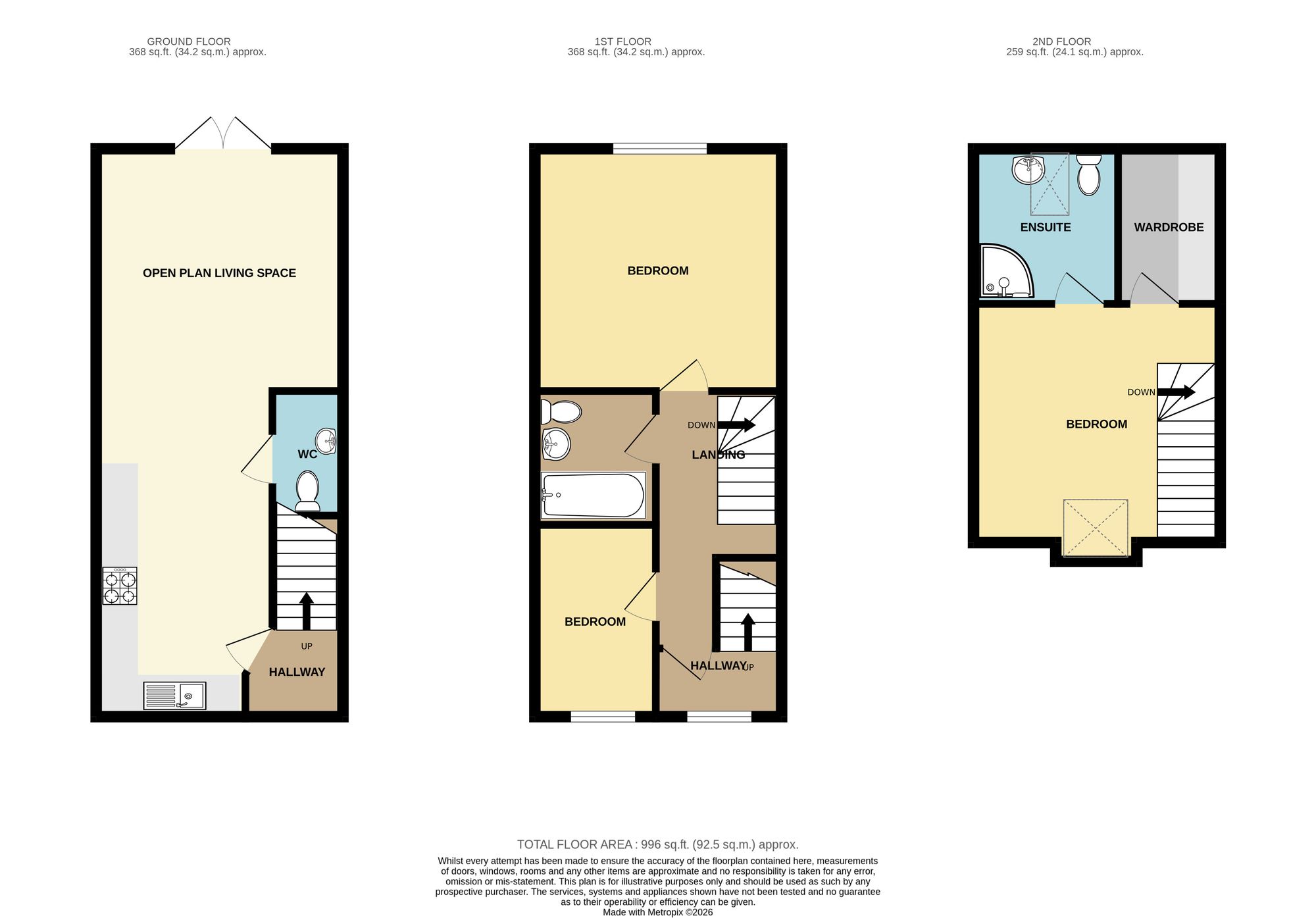 34 Lewis Crescent, Telford floorplan