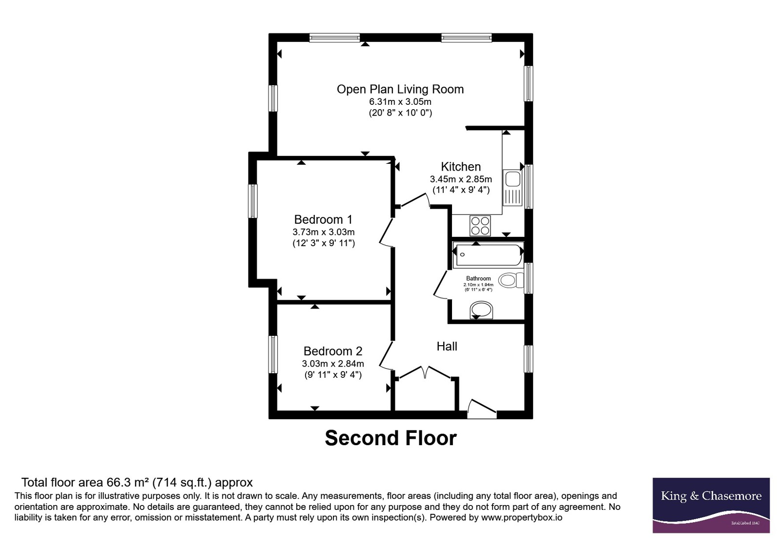 5 Woolf House,, Somerley Drive, West Sussex floorplan