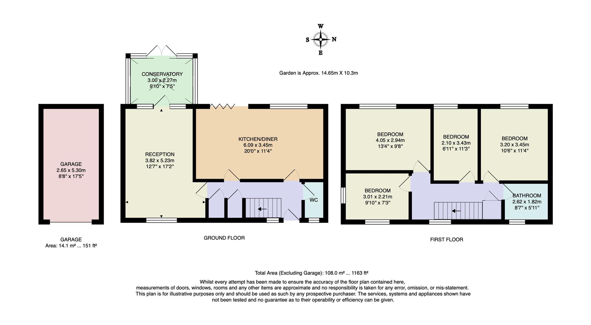 6, Meadow Close, Chingford floorplan