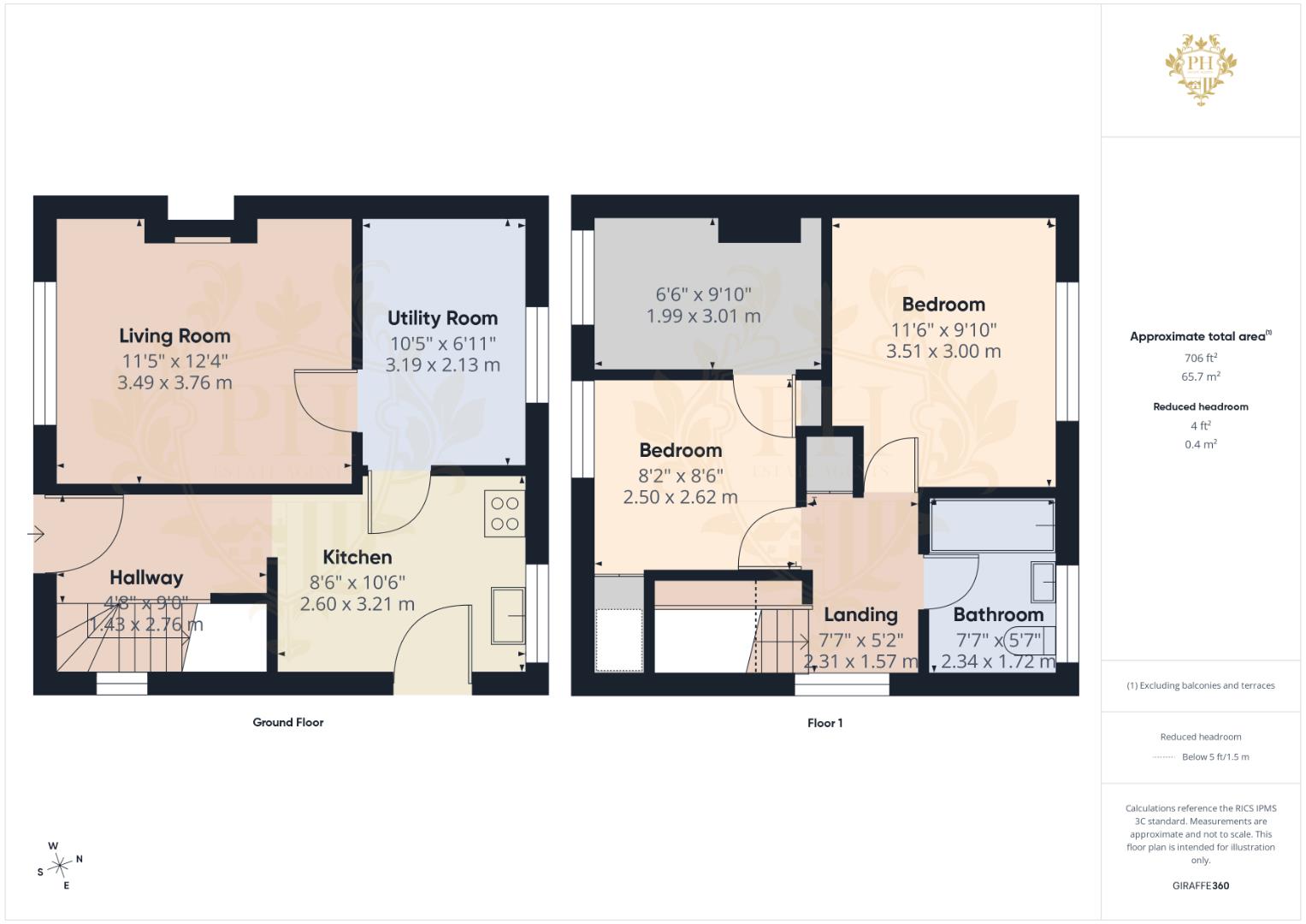 9, Downham Avenue, Middlesbrough floorplan