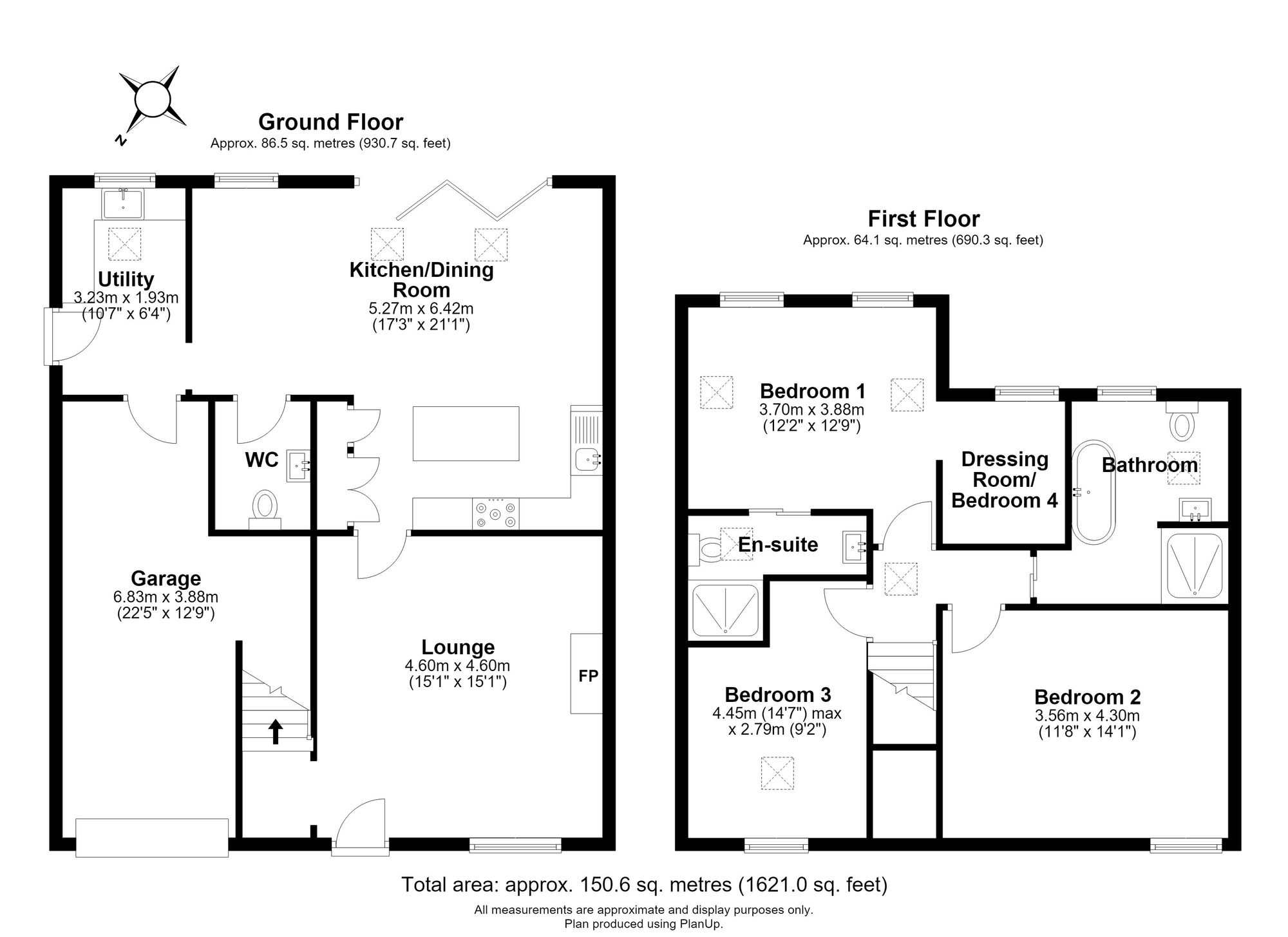 3 Bridge End Cottages, Harrogate floorplan