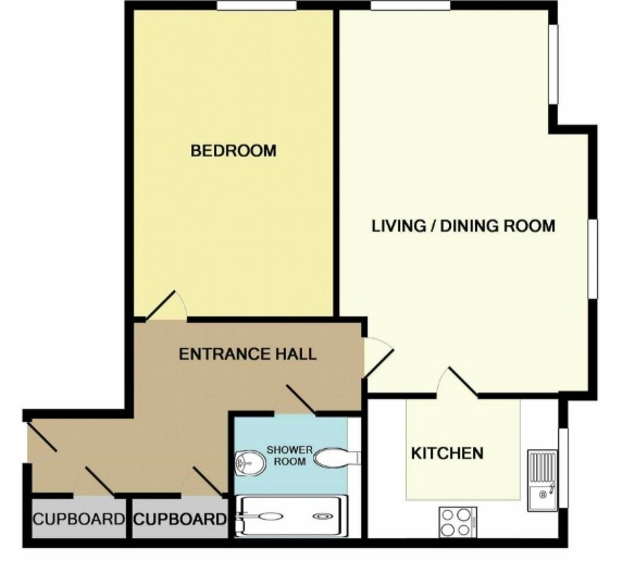 2 Fleur De Lis, Courtland Road, Paignton floorplan