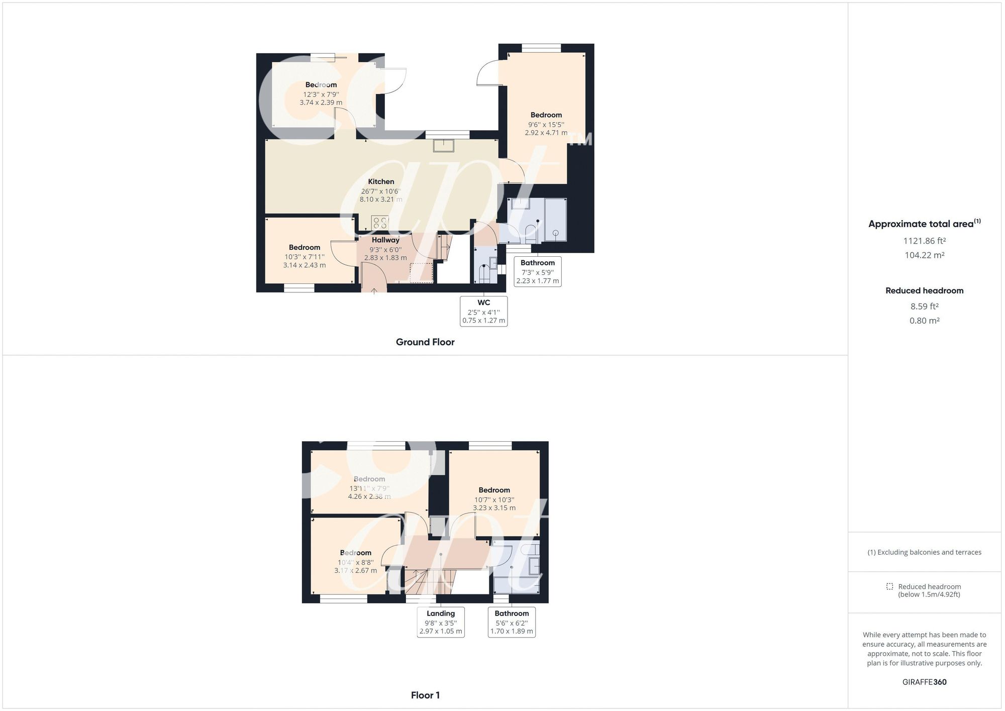 21 Hawkhurst Road (5 bed), Brighton floorplan