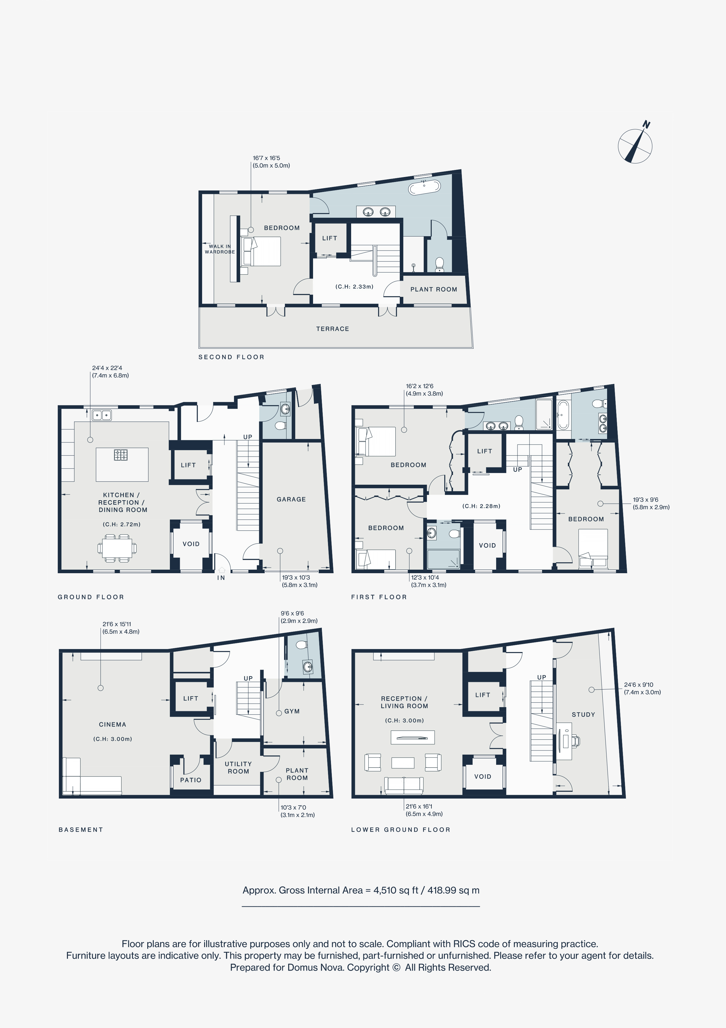 1A, Bridstow Place, London floorplan