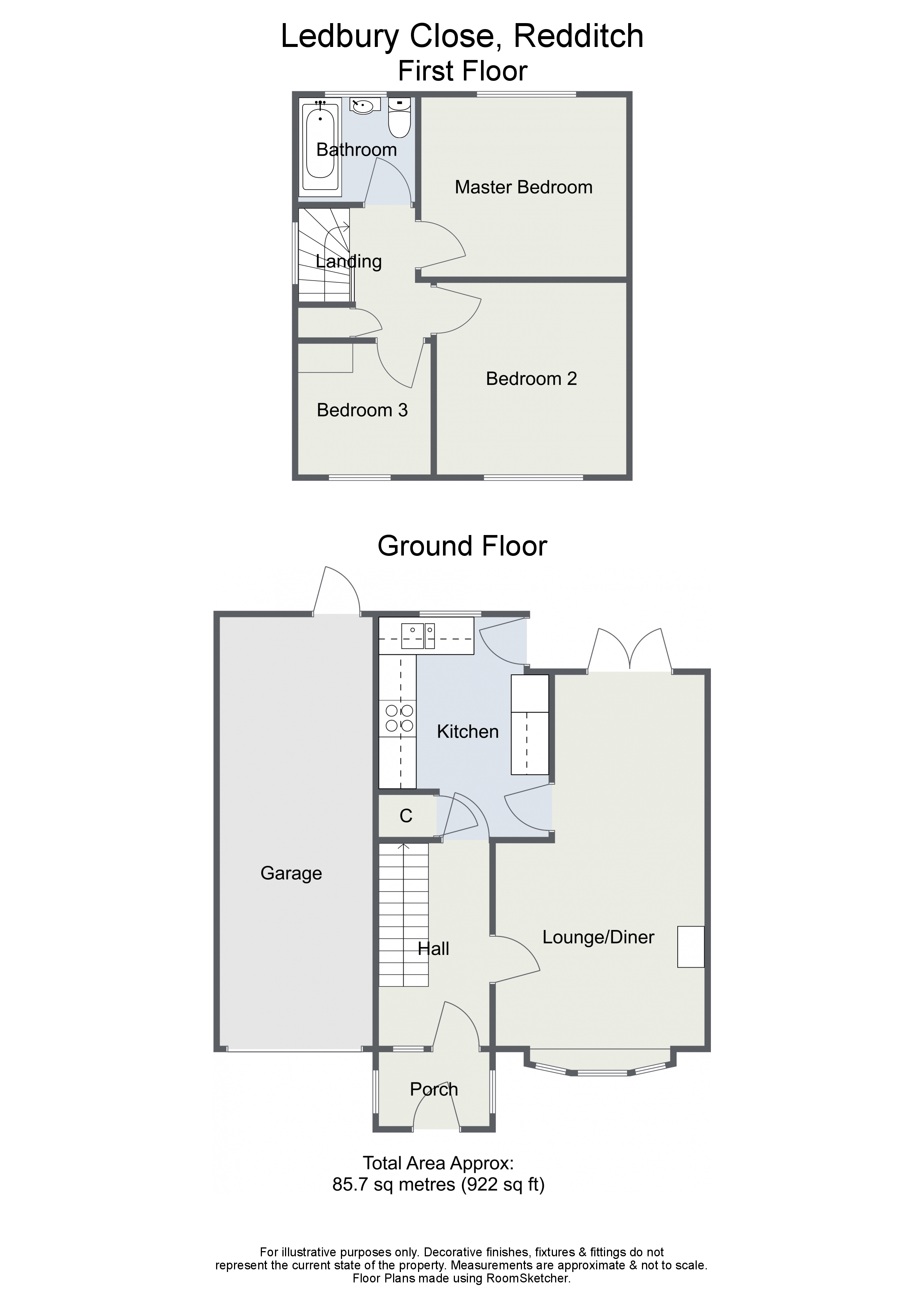 3 Bedrooms Semi-detached house for sale in Ledbury Close, Matchborough East, Redditch B98