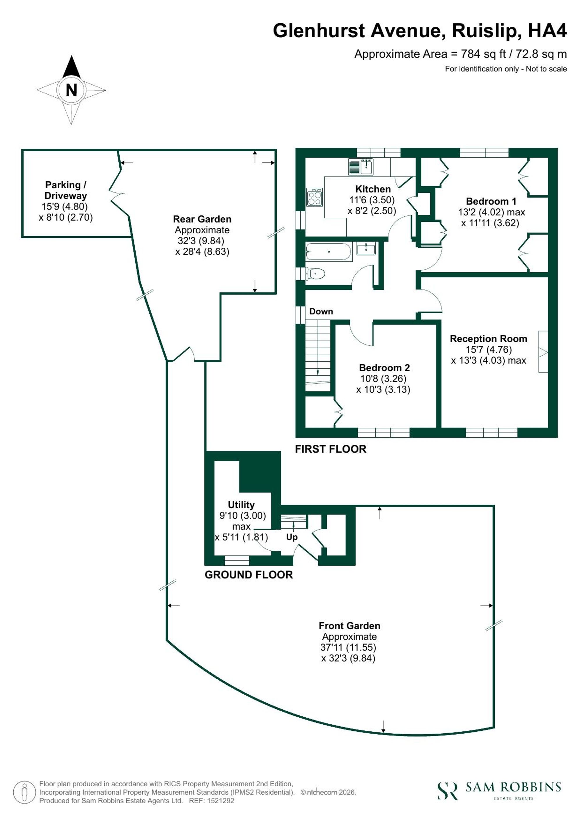 29 Glenhurst Avenue, Ruislip floorplan