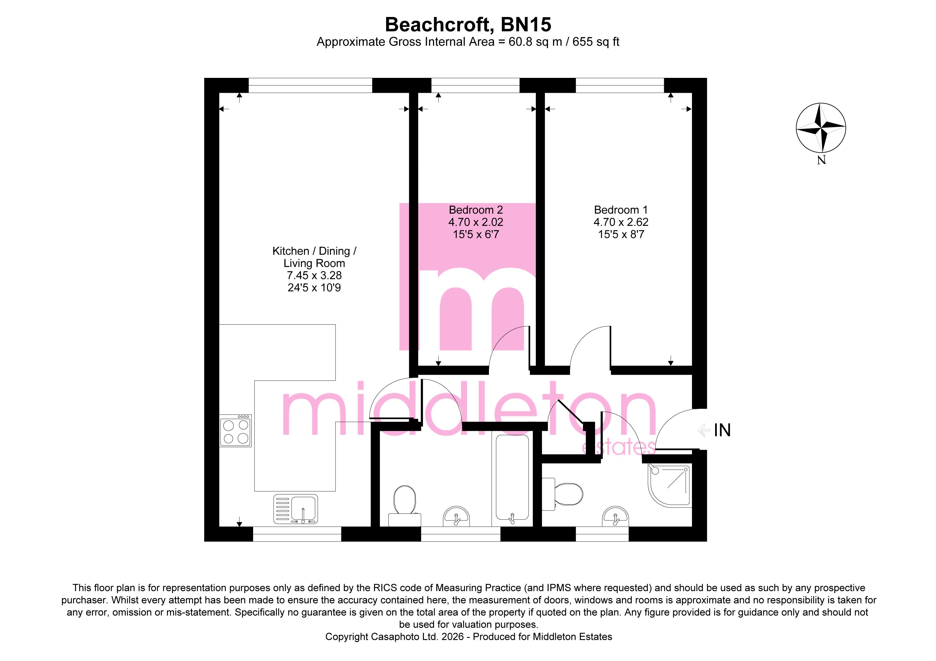 31, Beach Croft, West Sussex floorplan