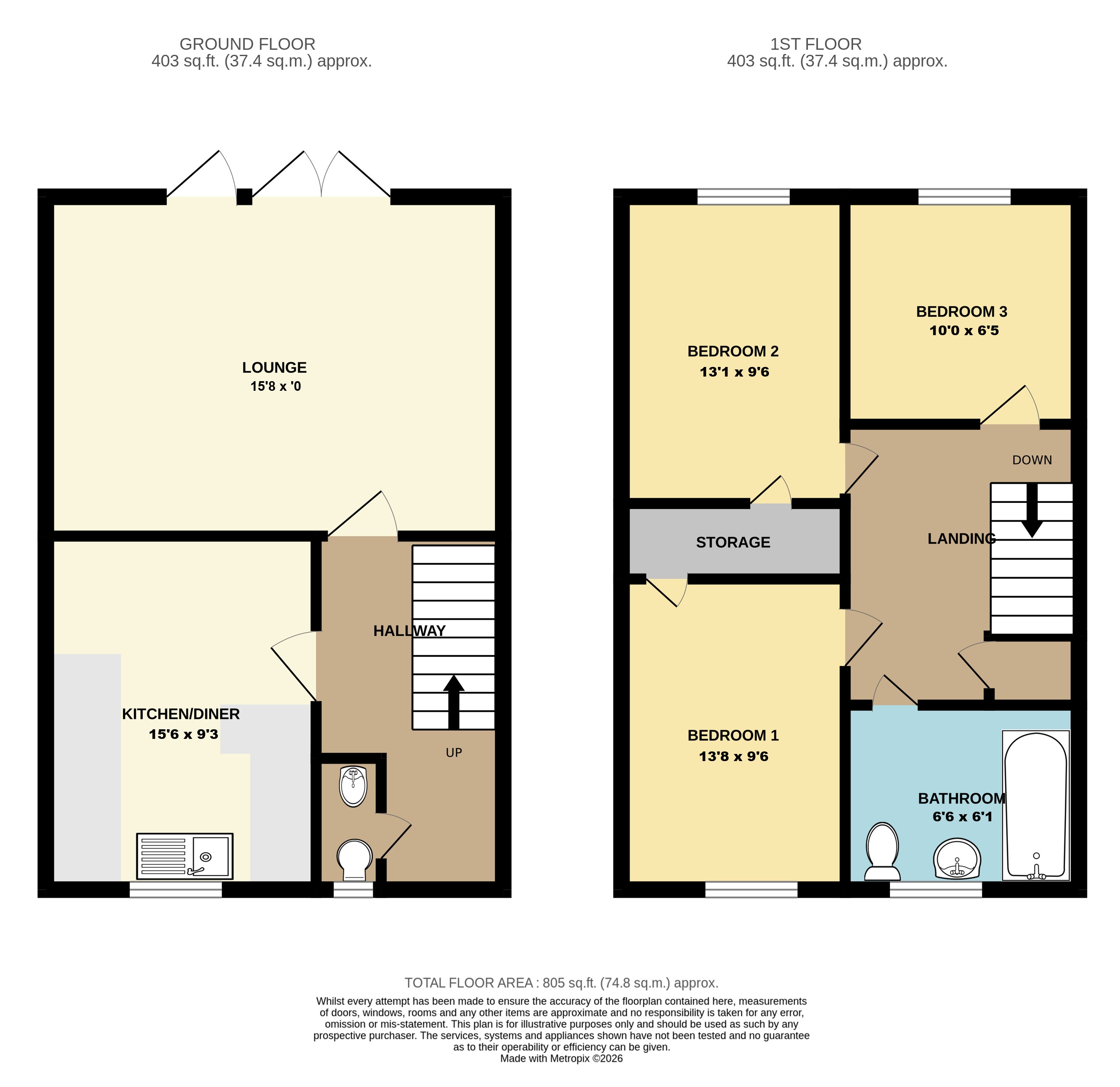 2, Hamble Close, Essex floorplan