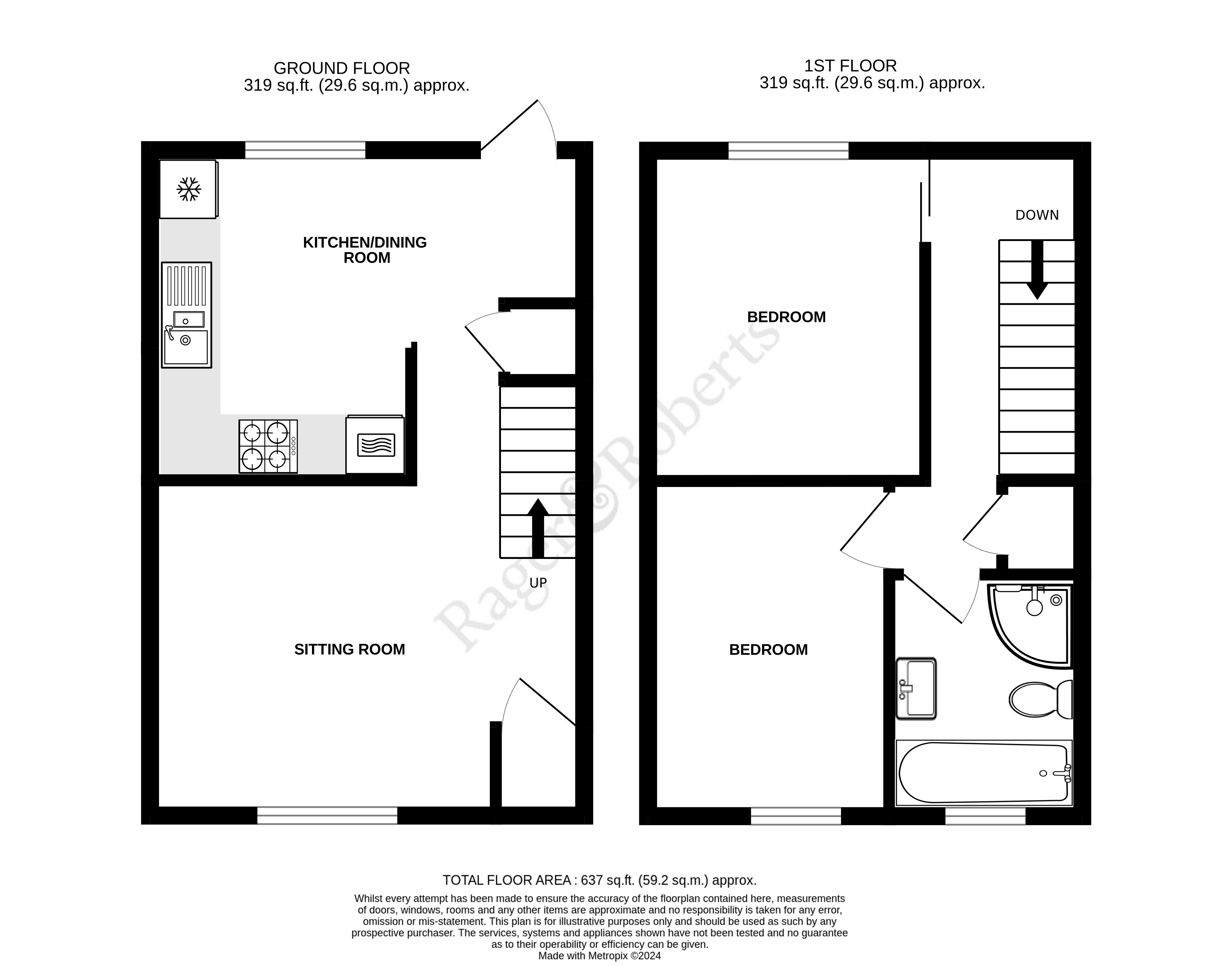 Prospect Gardens, Crown Street, Old Town, Eastbourne, BN21 floorplan