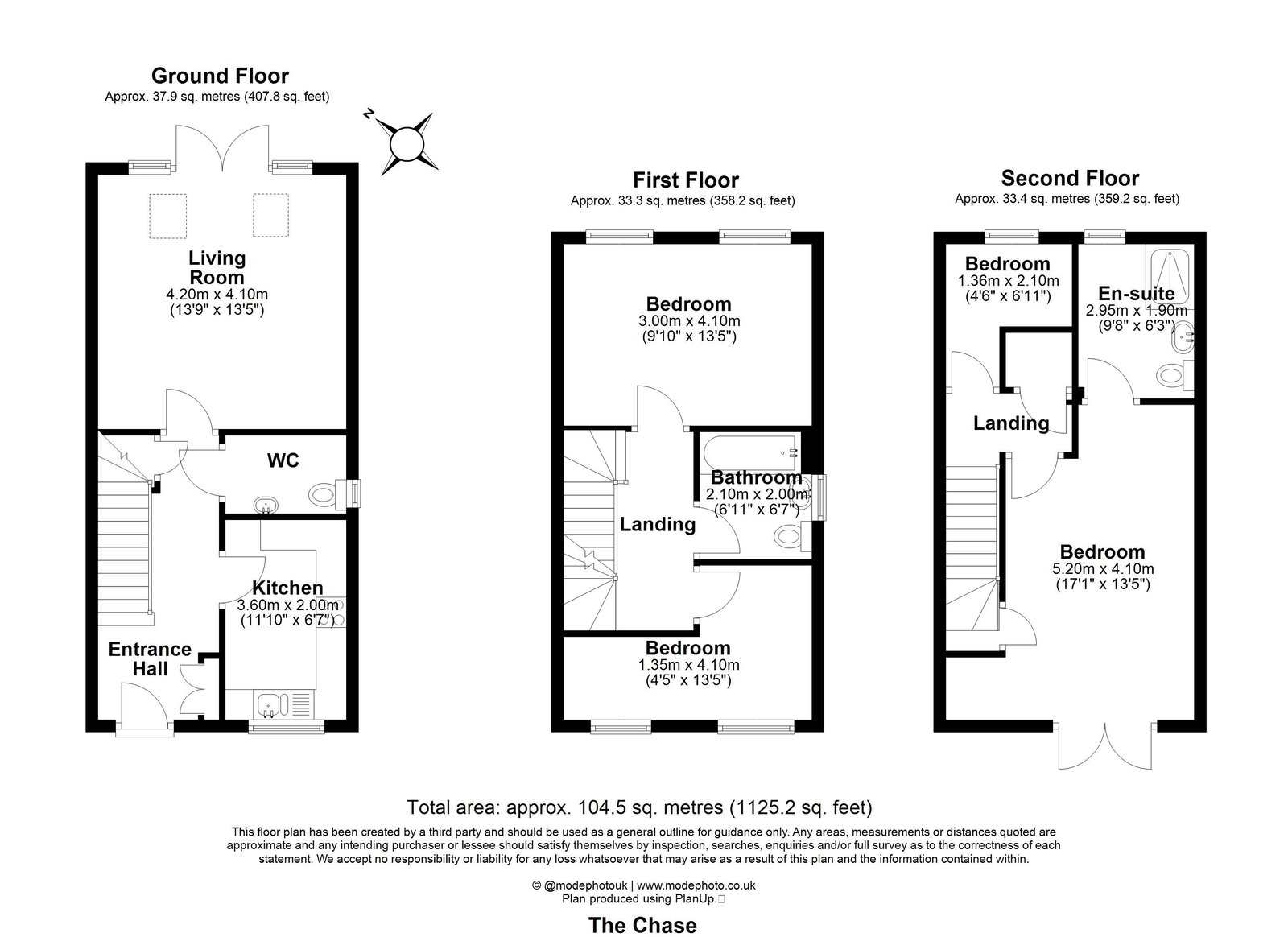 51, The Chase, Grays floorplan