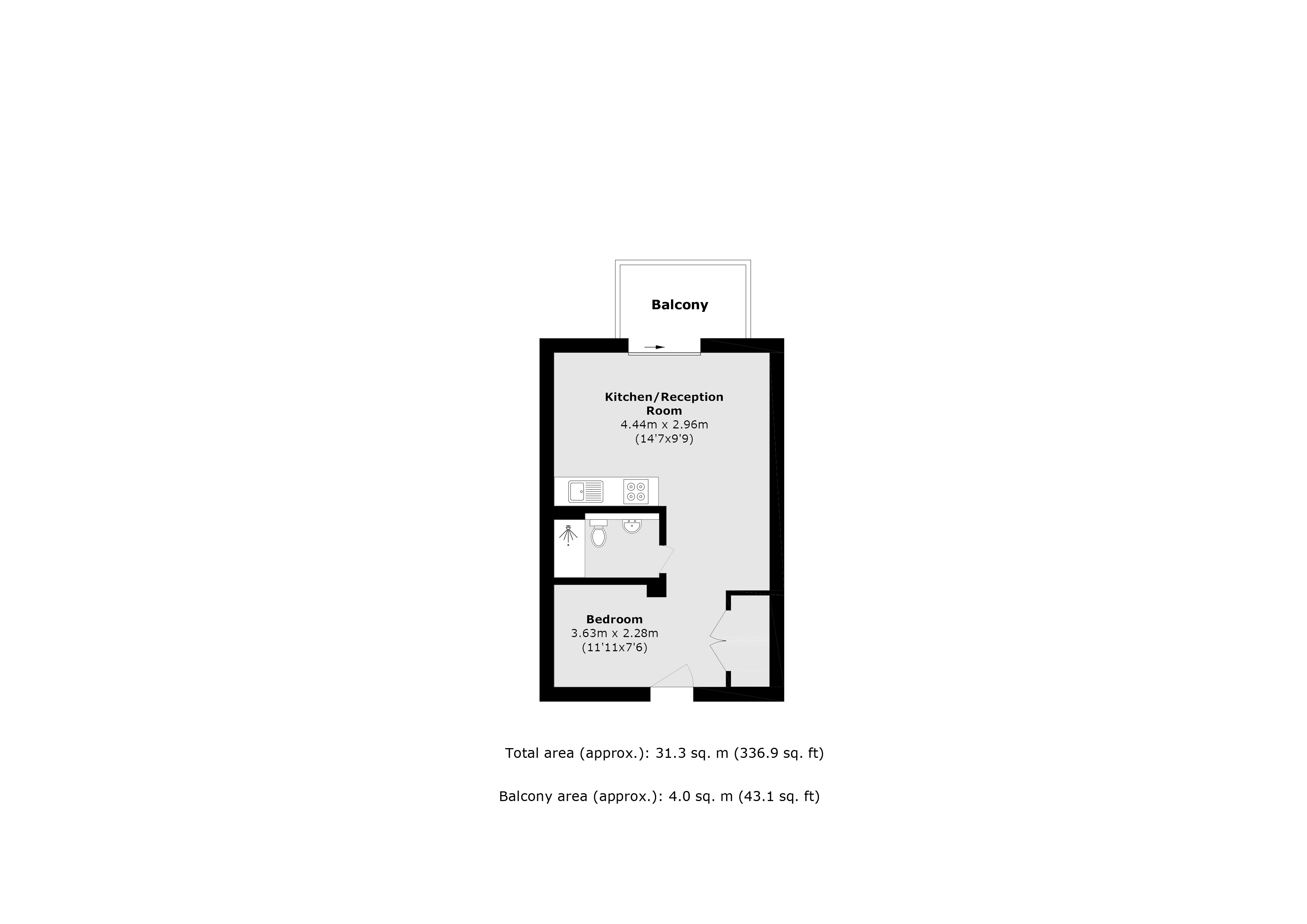 104 Adana Building, Conington Road, London floorplan