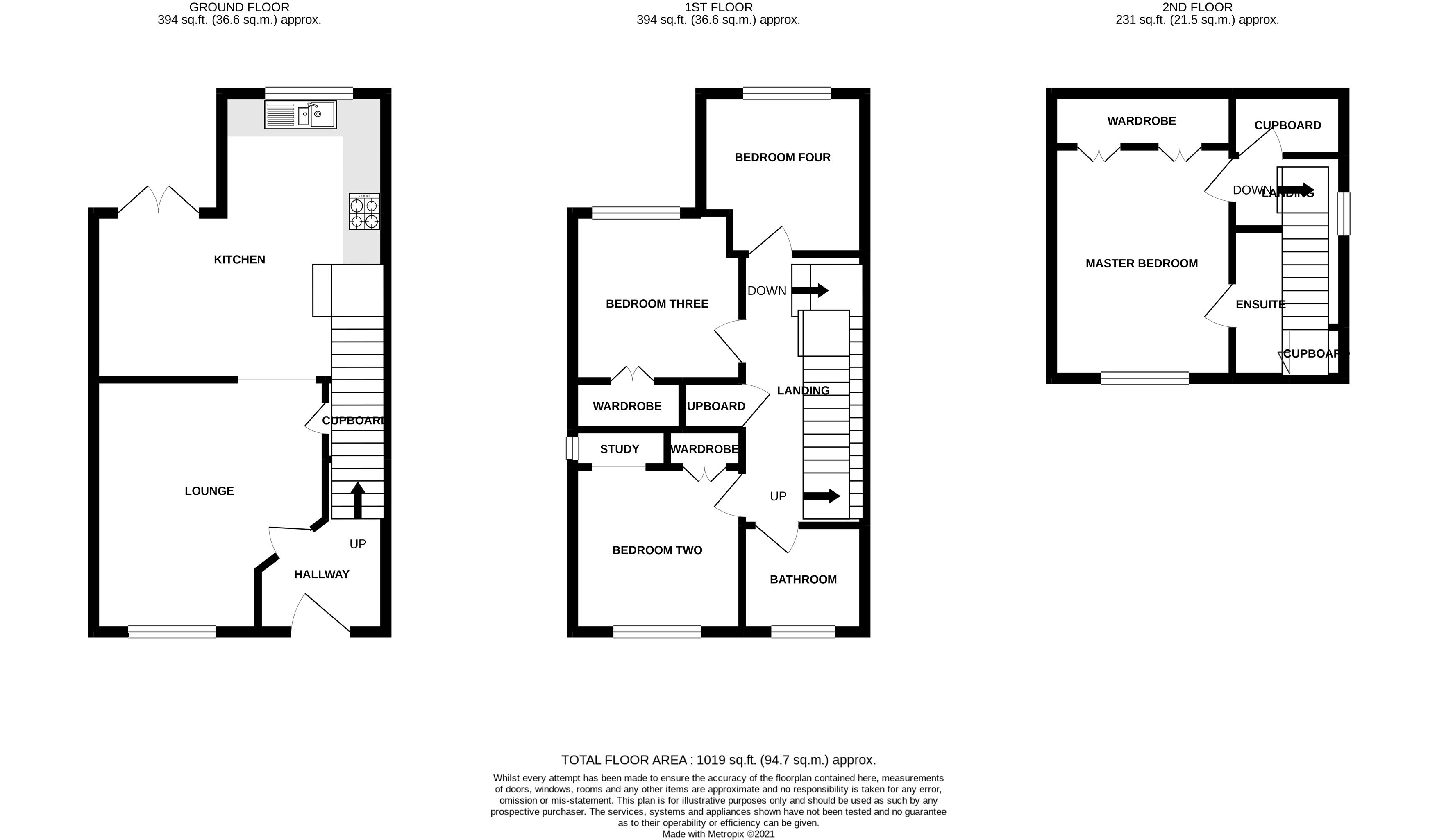 Coltishall Close, Quedgeley, Gloucester GL2, 4 bedroom detached house
