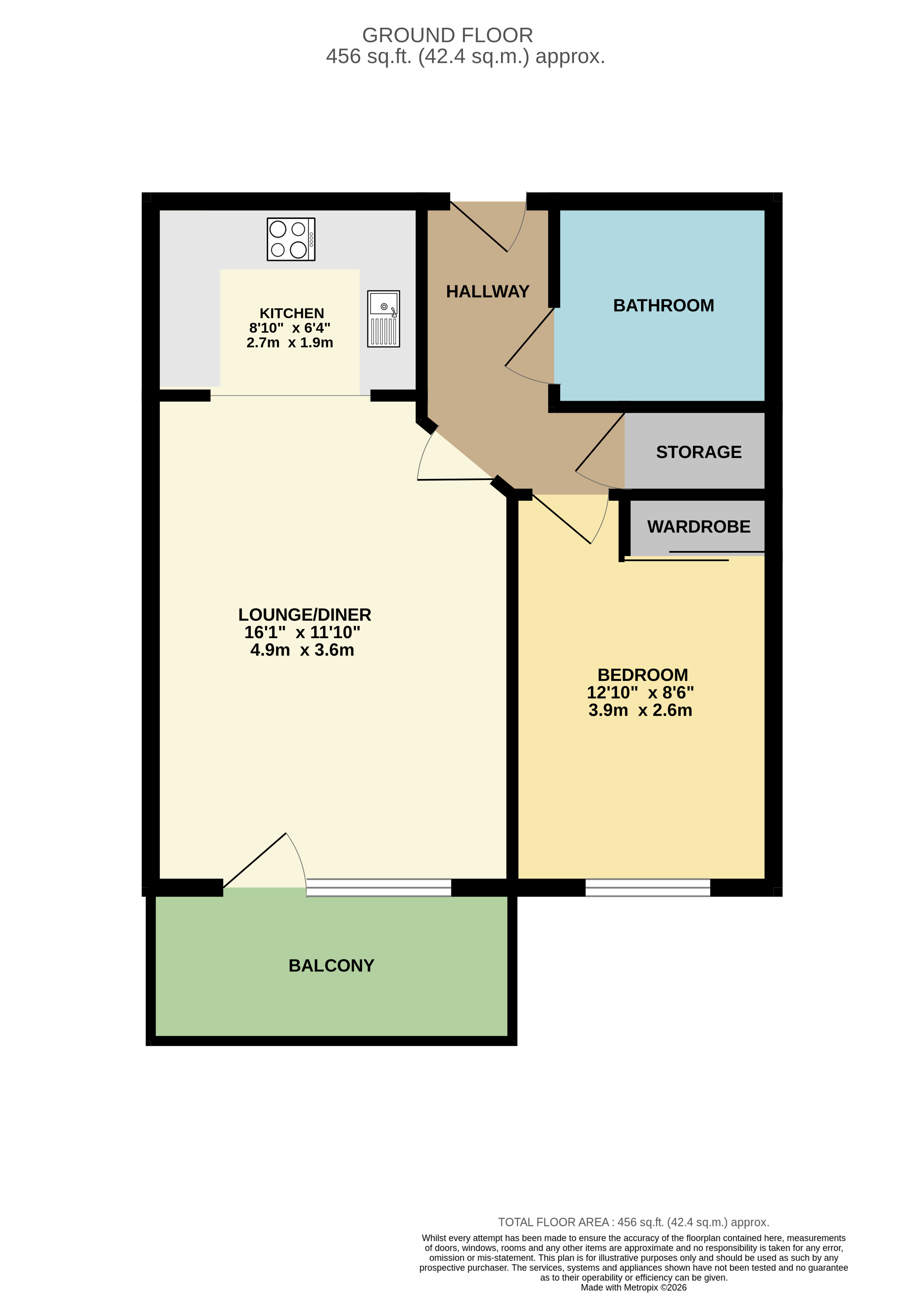 94 Skyline, 165, Granville Street, Birmingham floorplan