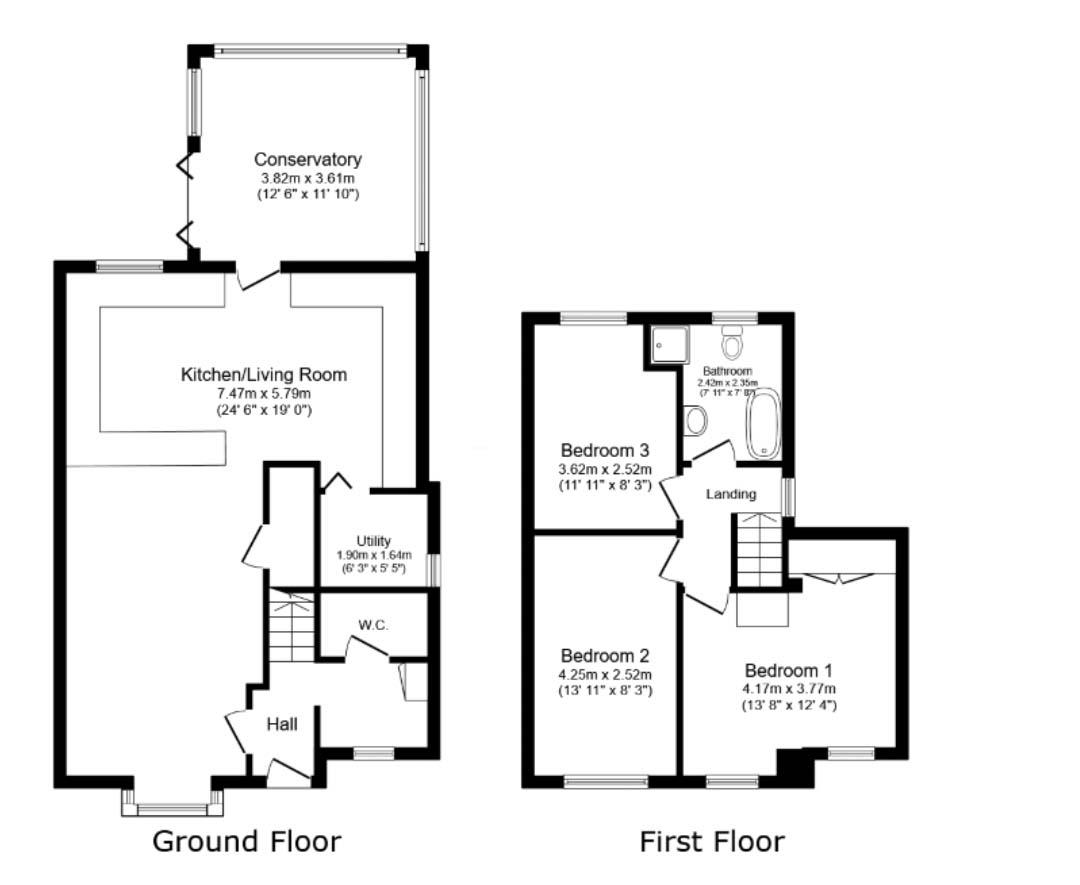 9, Newborough Close, Stoke-On-Trent floorplan