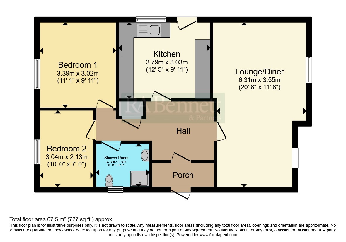 35, Ryder Close, Dursley floorplan
