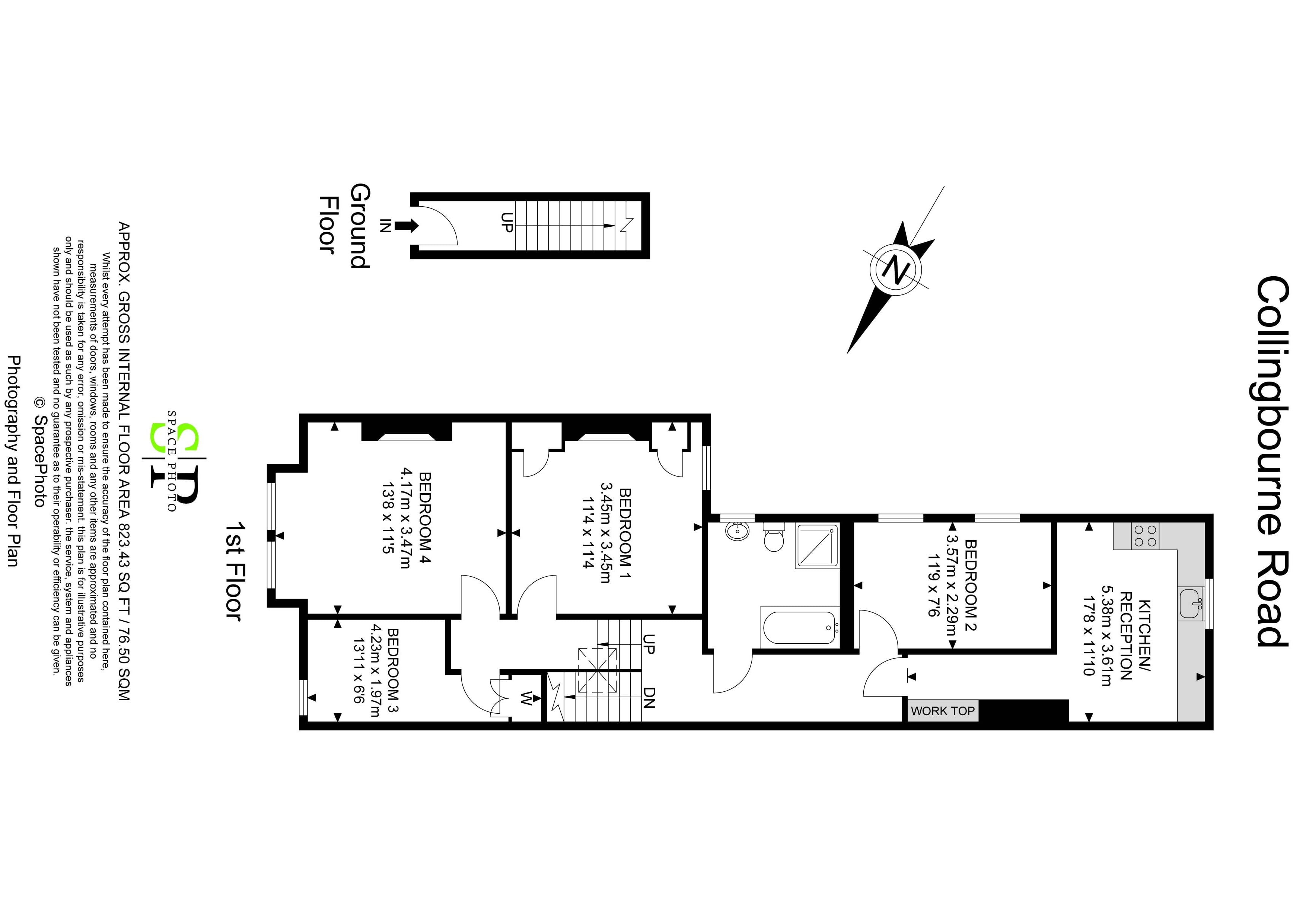 5A Collingbourne Road, Shepherds Bush, London floorplan