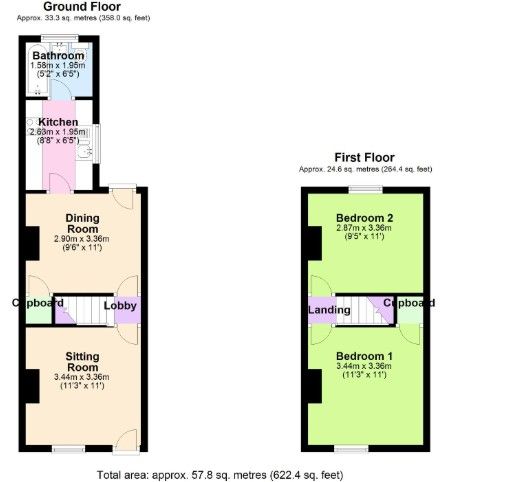 16, Victory Road, Chertsey floorplan