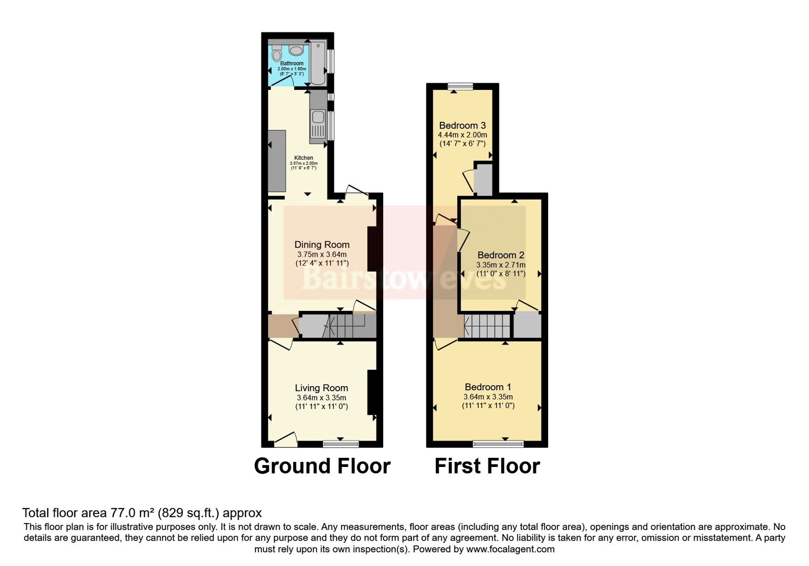 12, Welbeck Street, Mansfield floorplan
