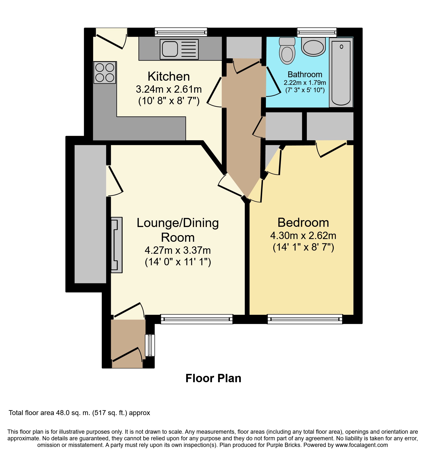 1 Bedrooms Maisonette for sale in Manor Road, Walton-On-Thames KT12