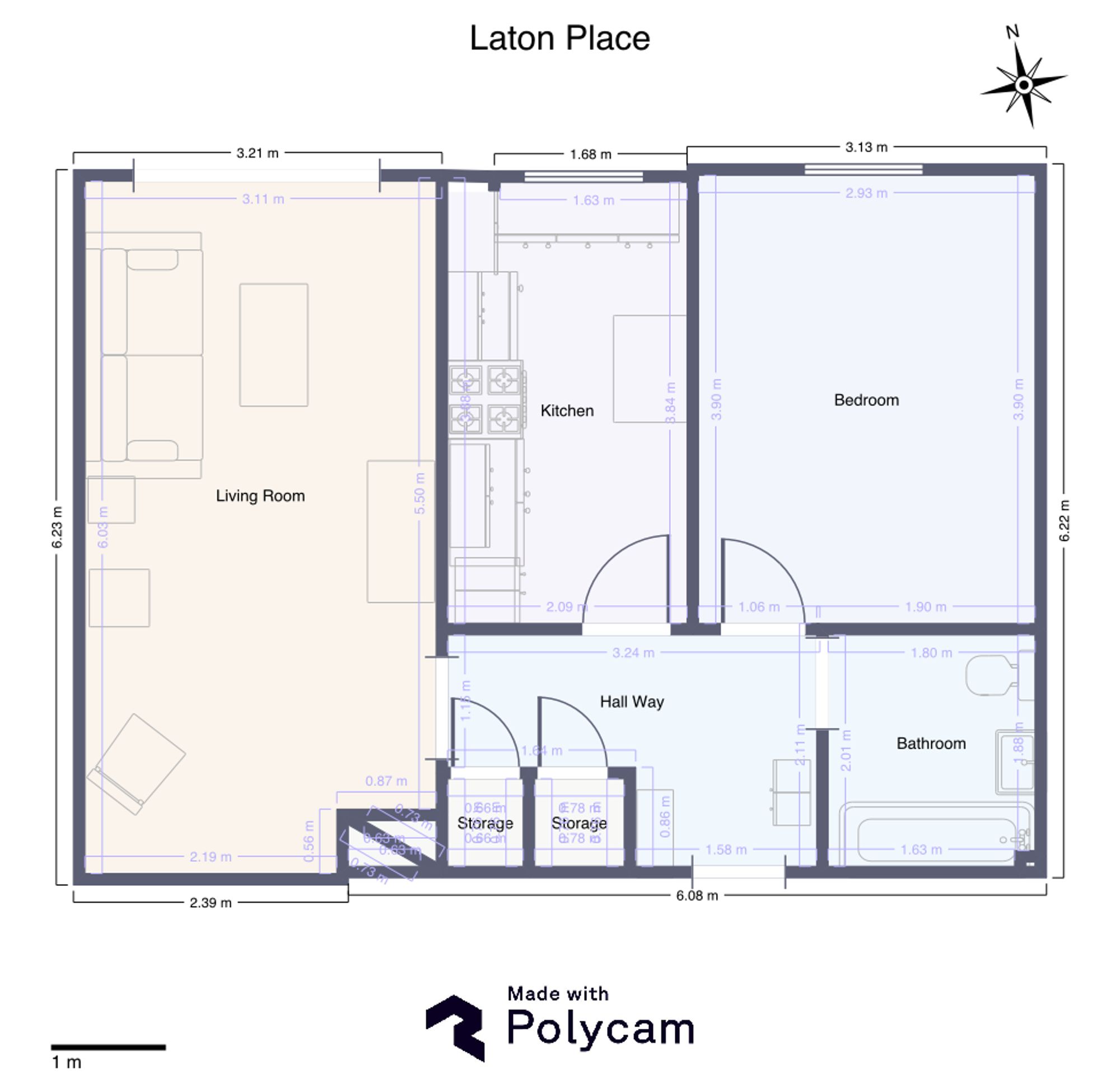 Flat 11, Laton Place Carlton Road, Redhill floorplan