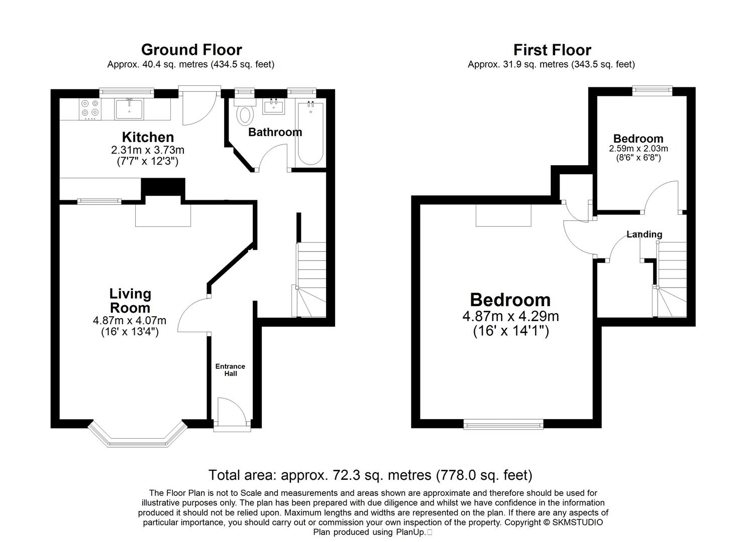 40, Fishpool Street, St. Albans floorplan