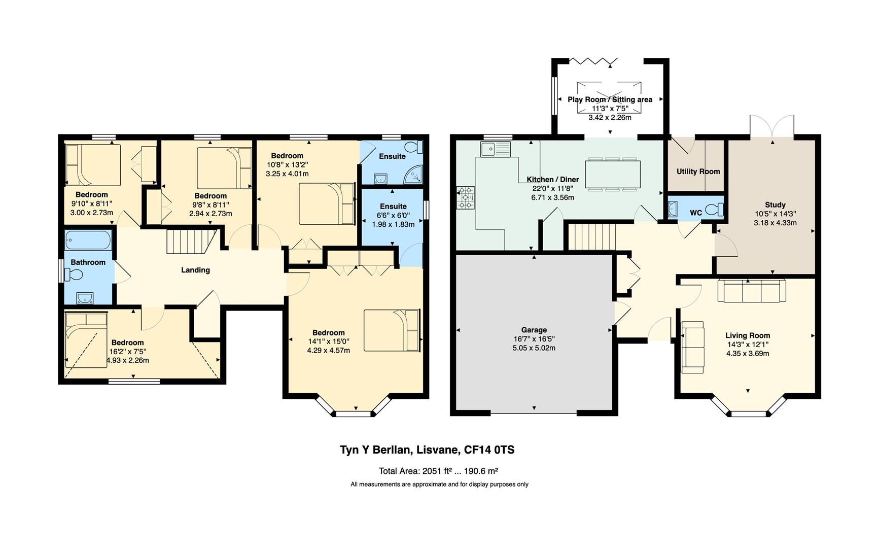 46, Tyn Y Berllan, Cardiff floorplan