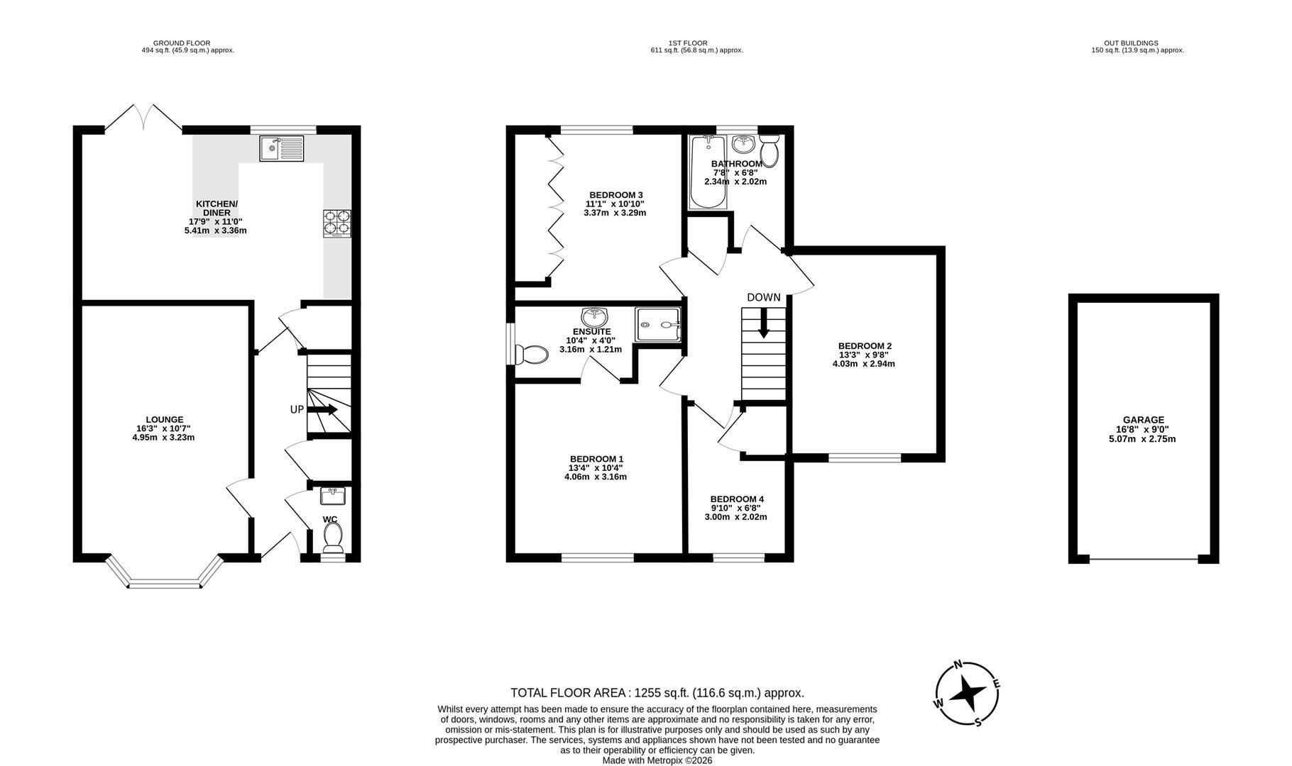 12, Linnet Garth, Scunthorpe floorplan