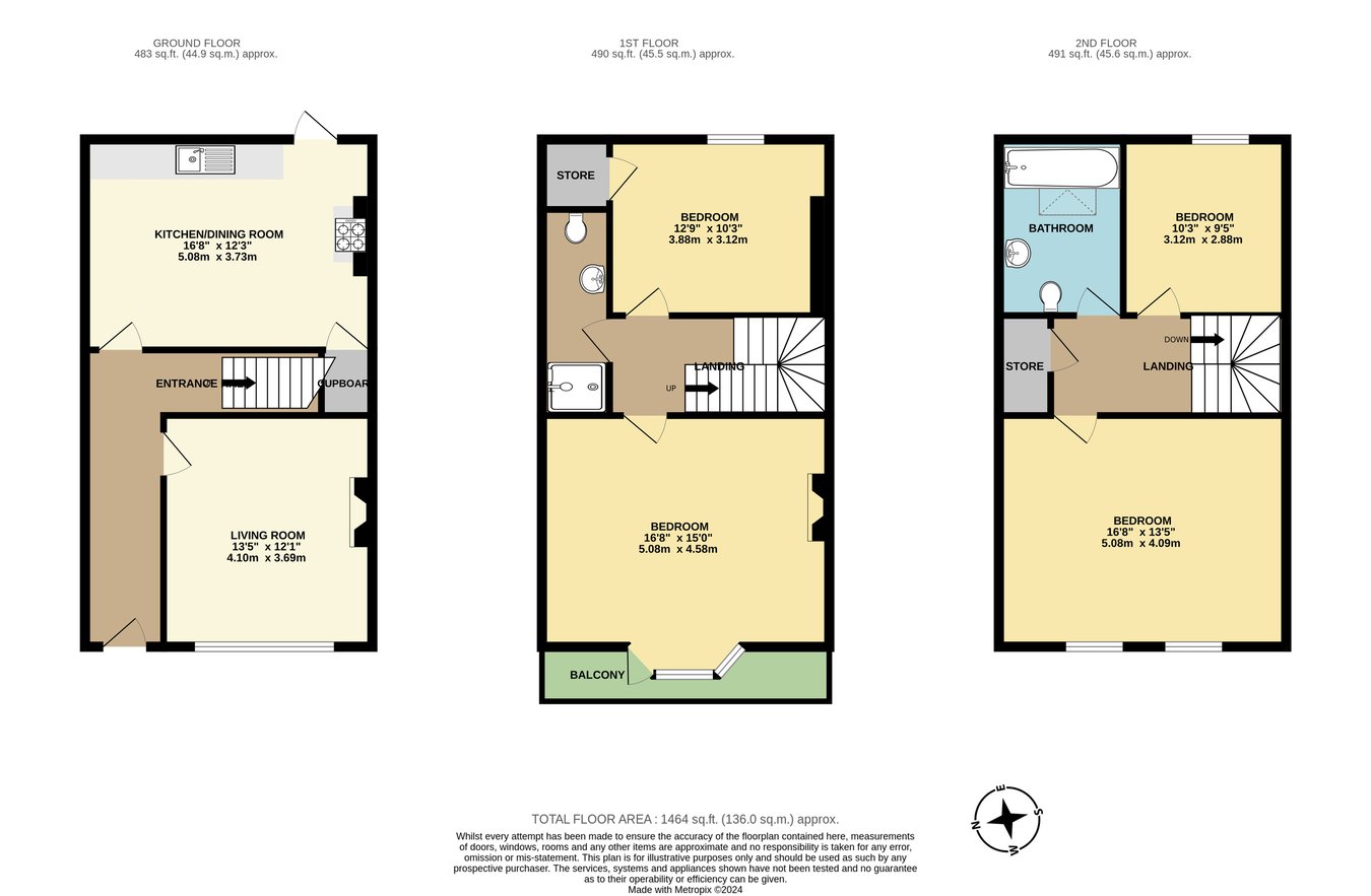 2b The Crescent, Woolacombe floorplan