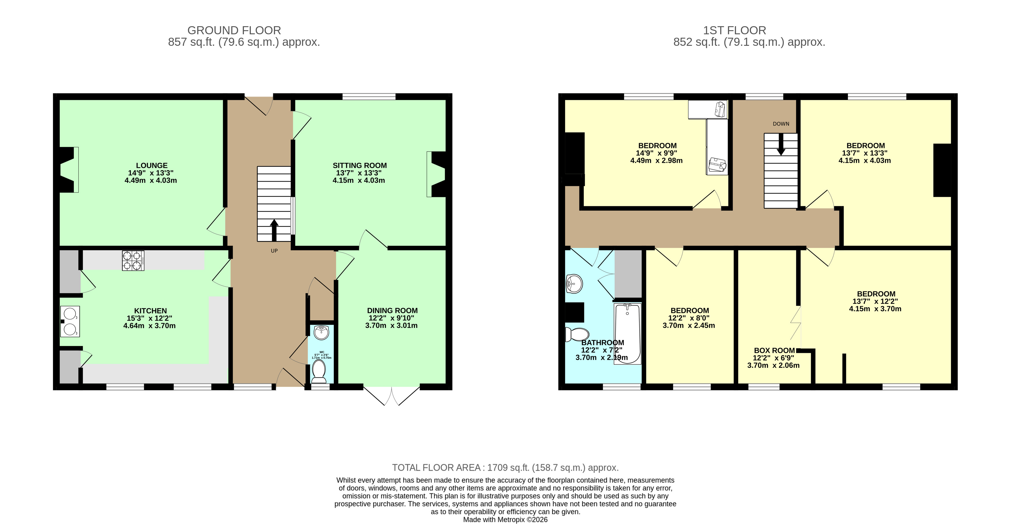 The White House, Doncaster Road, Selby floorplan